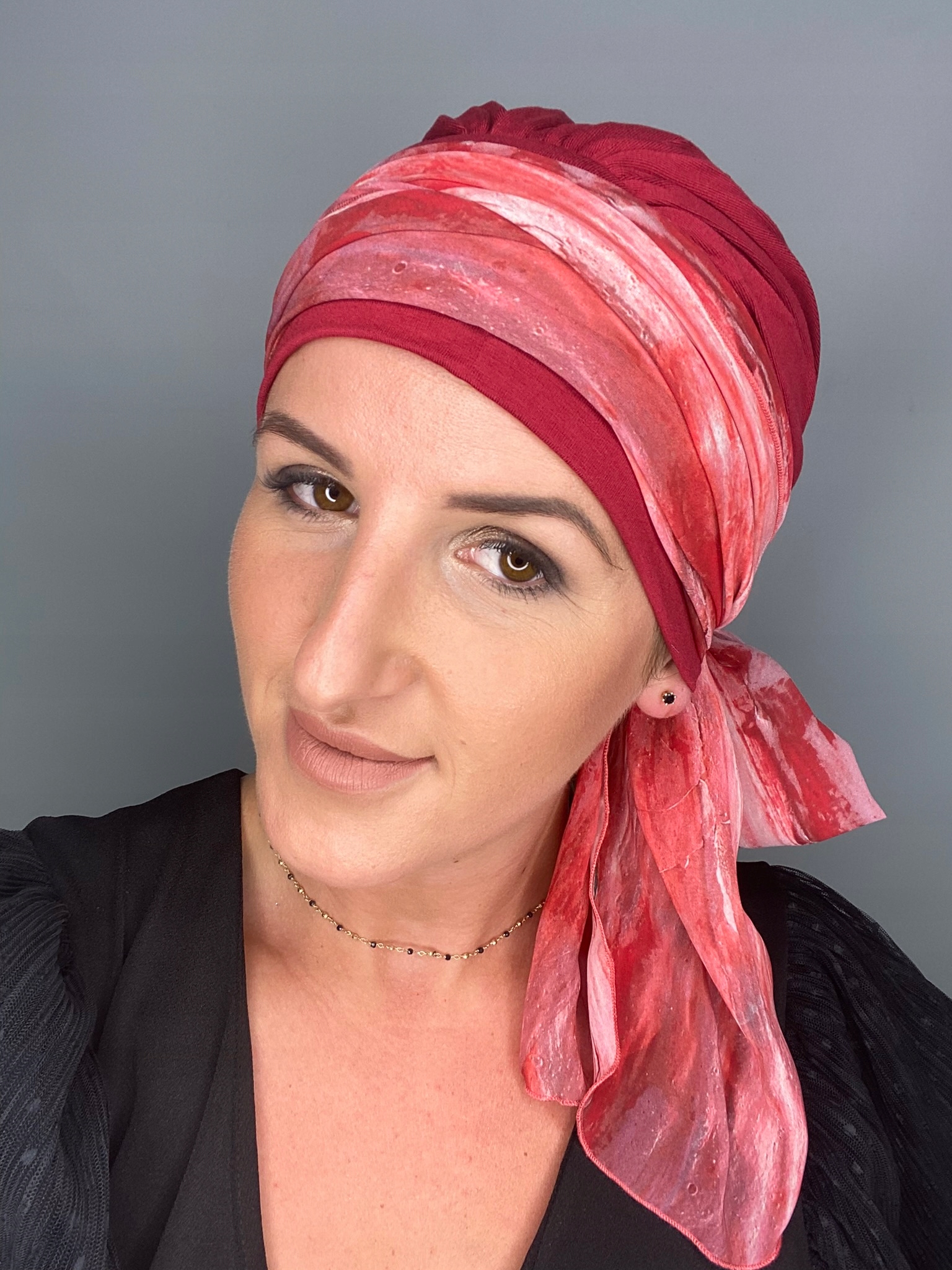 Turban Blanca Mousseline Bambus - Chusta 5/03