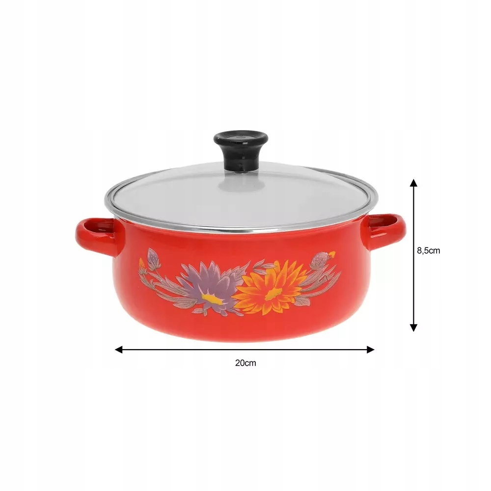 Garnki emaliowane garnek Zestaw emaliowany garnkow Liczba elementów w zestawie 10