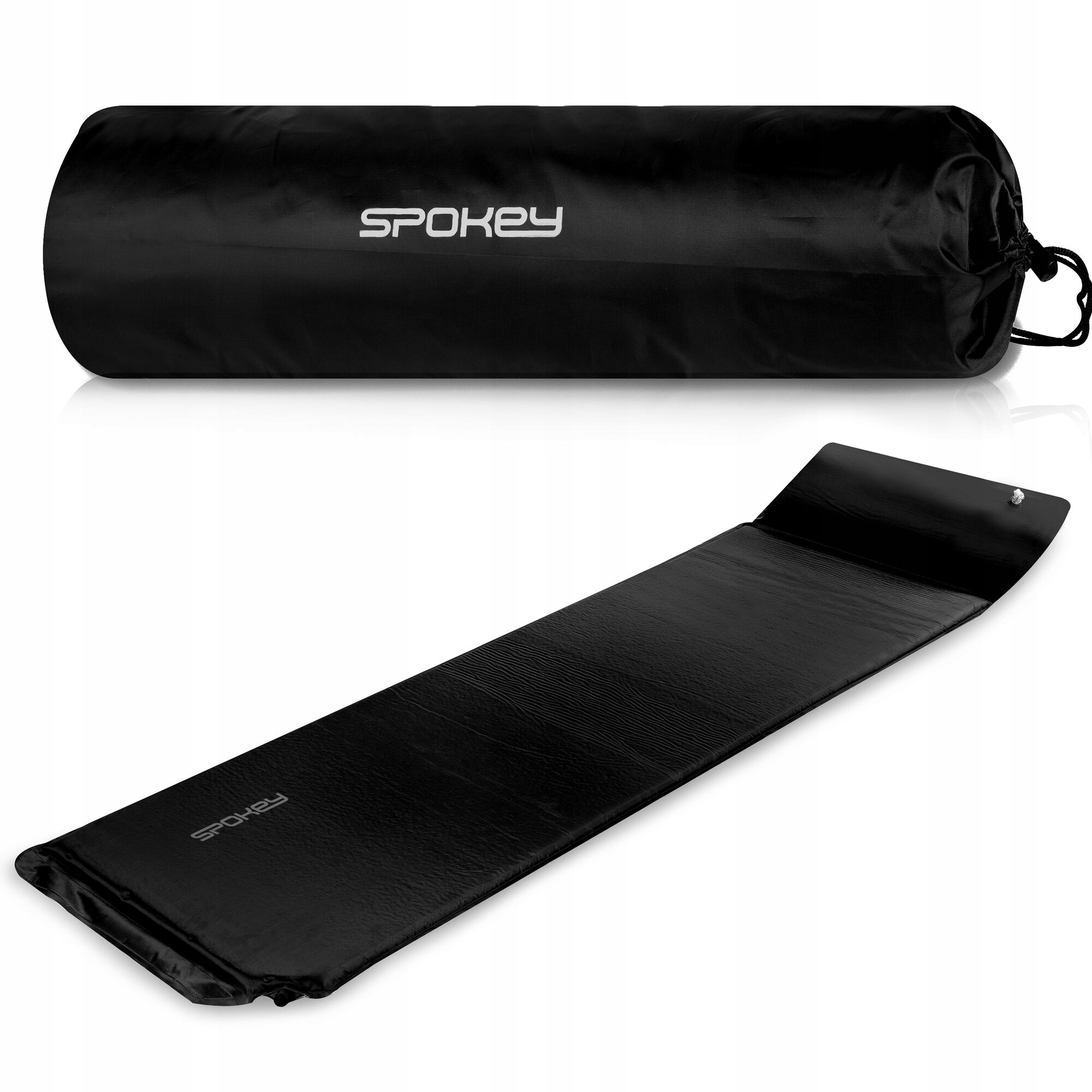 Mata samopompująca z poduszką turystyczna 186x50x2,5 Spokey SAVORY PILLOW