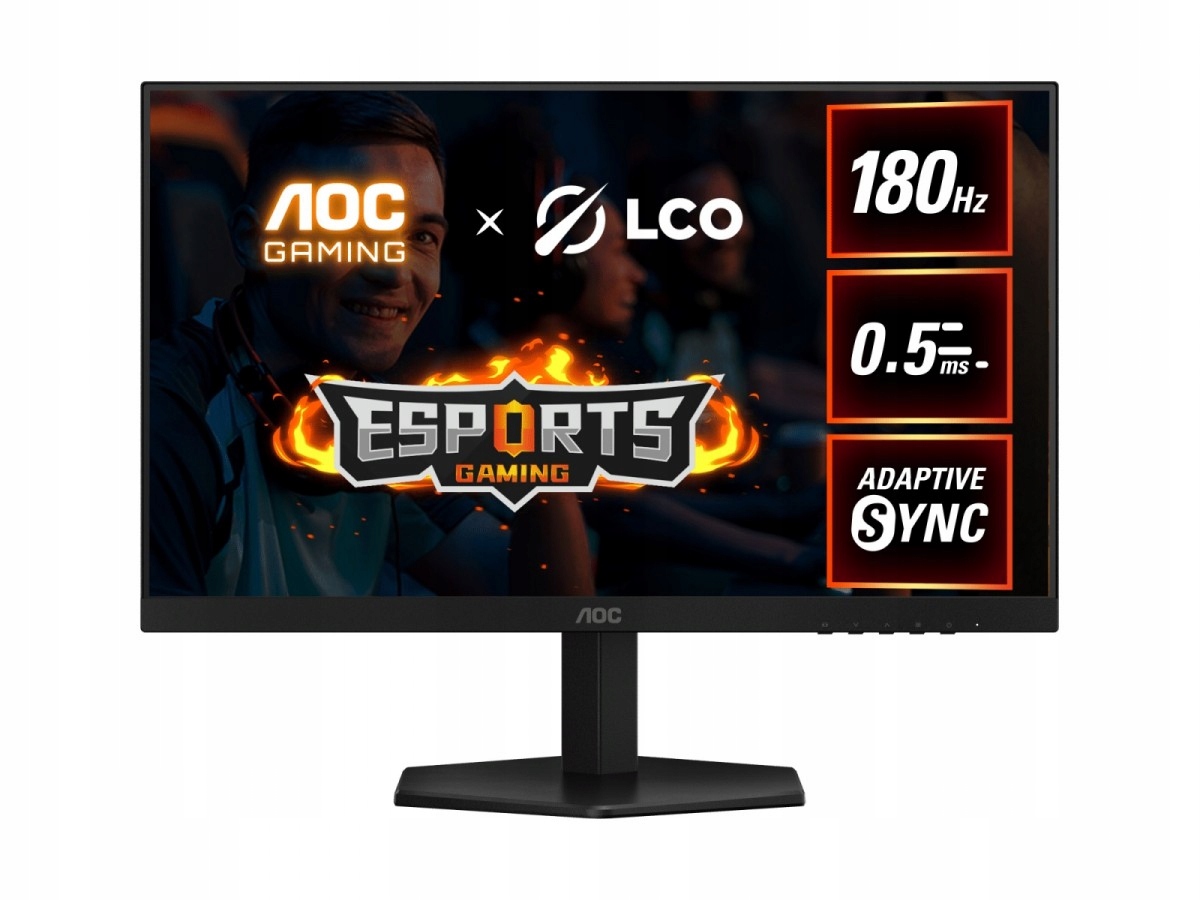 Aoc Monitor 24G42E 23.8 cala 180Hz Fast Ips Hdmi Dp