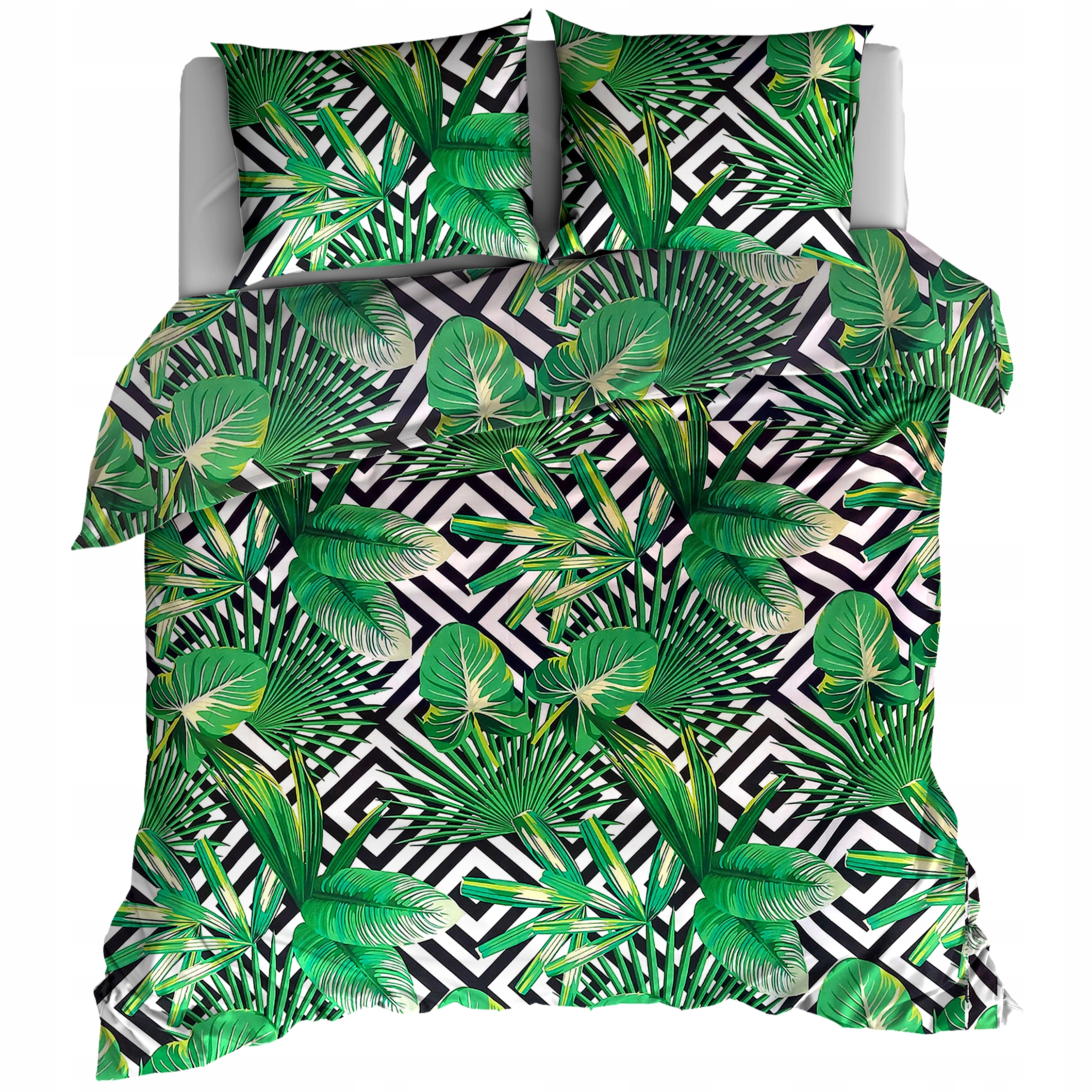 

Pościel Bawełniana 220x200 2 poszewki Monstera