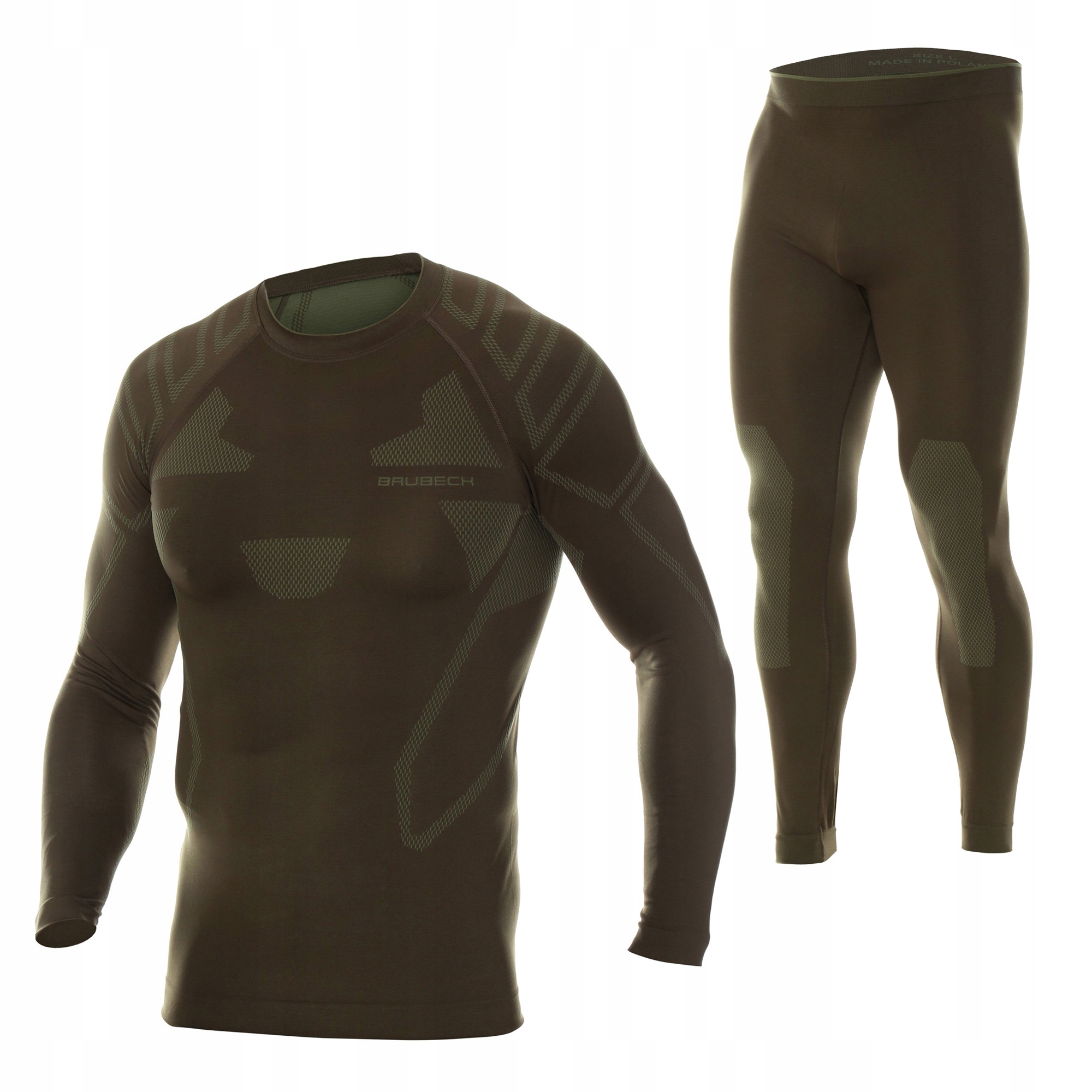 Bielizna termoaktywna męska Brubeck RANGER PROTECT Komplet długi rękaw L