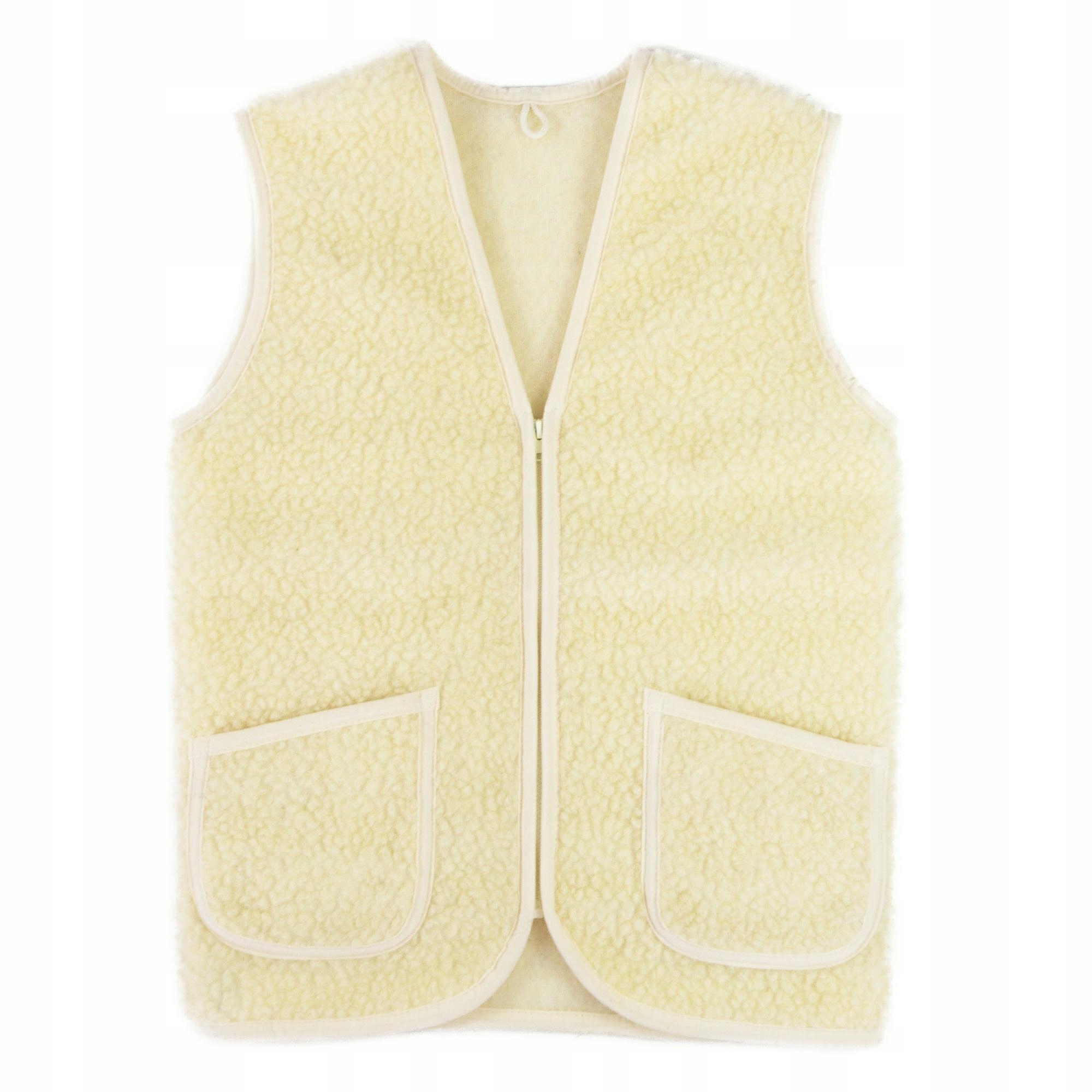 Merino vlněná vesta Beka krémová M, rehabilitační výrobky