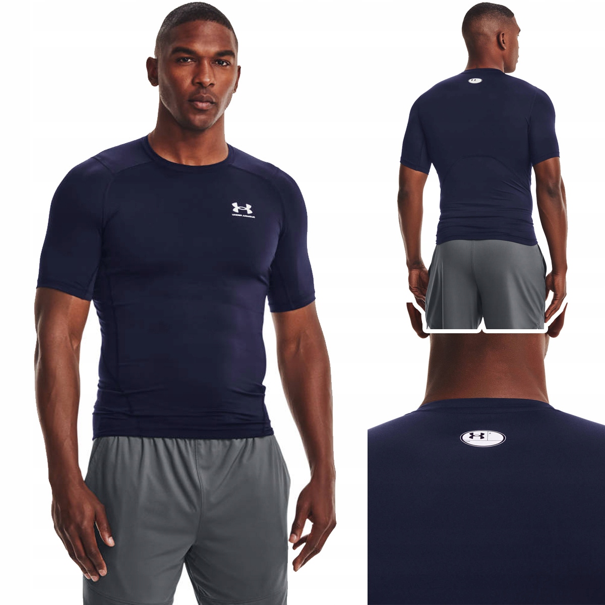 Koszulka Rashguard męski Under Armour 1361518 Granatowy r. XXL