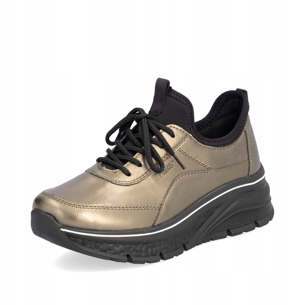 RIEKER buty, półbuty, sneakersy brązowe 48050 Rozmiar 37