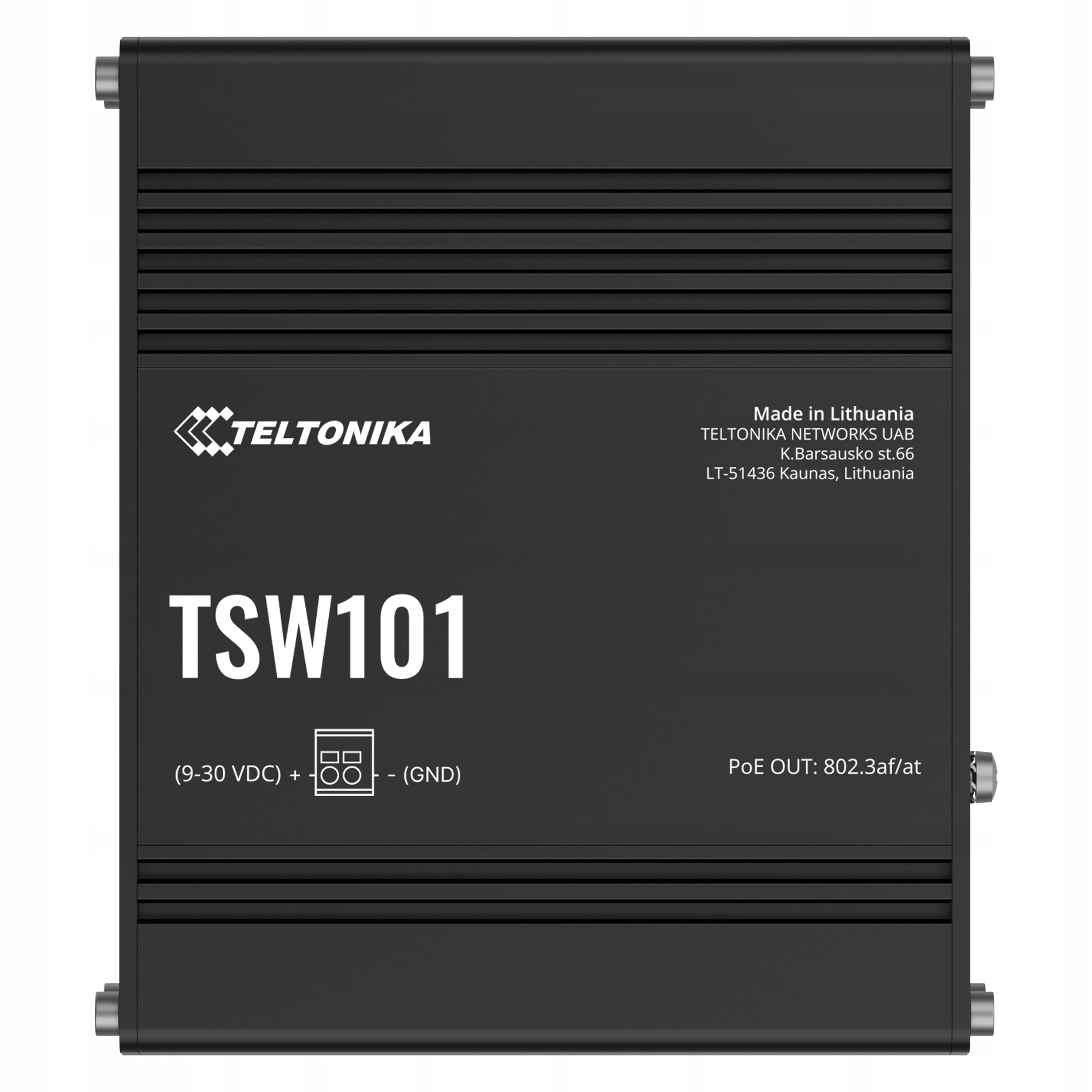 Teltonika switch TSW101 5xETH Gb/s PoE výstupom 60W