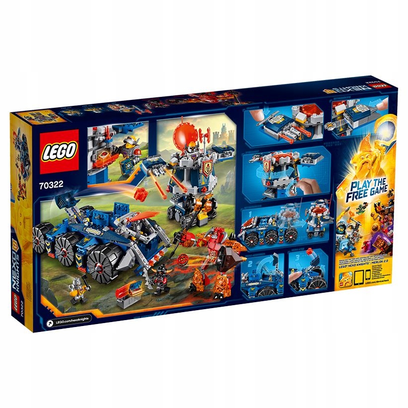 LEGO 70322 NEXO KNIGHTS - POJAZD AXLA KOSZALIN Marka LEGO