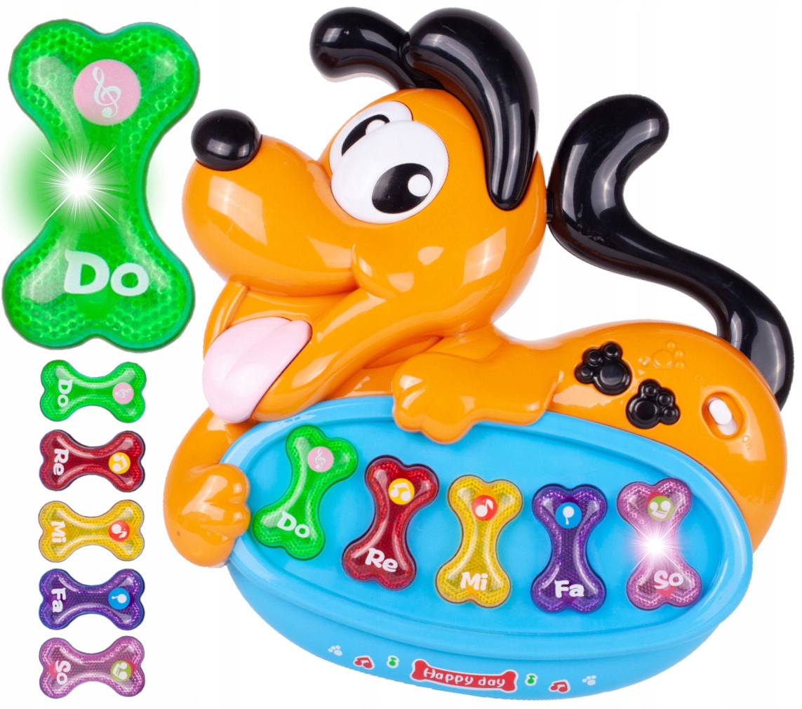 Pianinko Interaktywne Organki Muzyczne Piesek 18+ Stan opakowania oryginalne