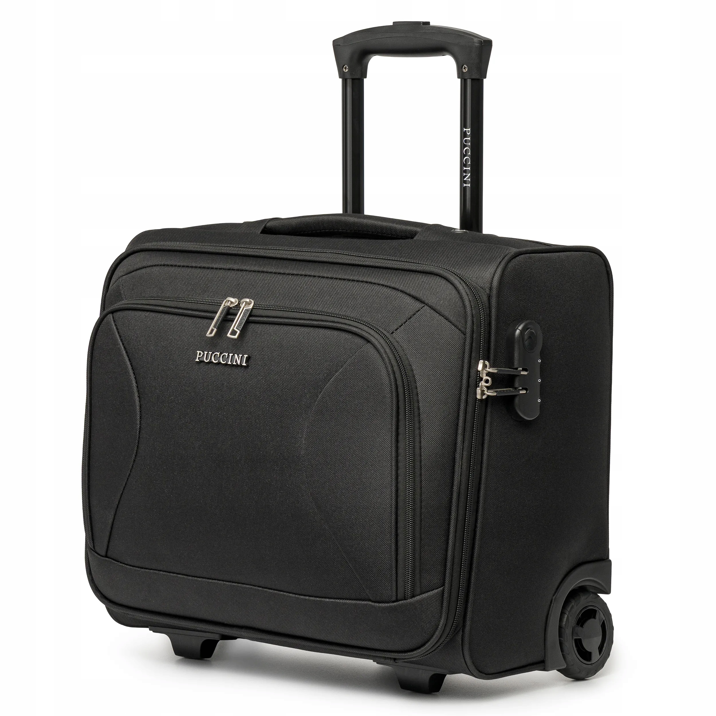 Puccini Kabinová cestovní taška Měkká Pilotka Černá EM50252C-1