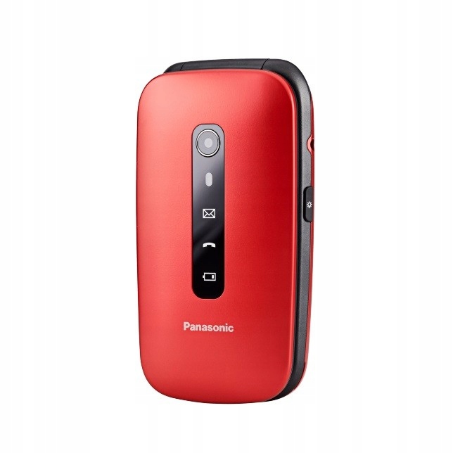 Panasonic Mobilný telefón pre seniorov KX-TU550 4G červený