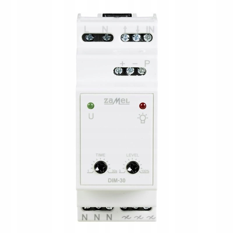 INTELIGENTNY ŚCIEMNIACZ OŚWIETLENIA DIM-30 Zamel biały 230 V