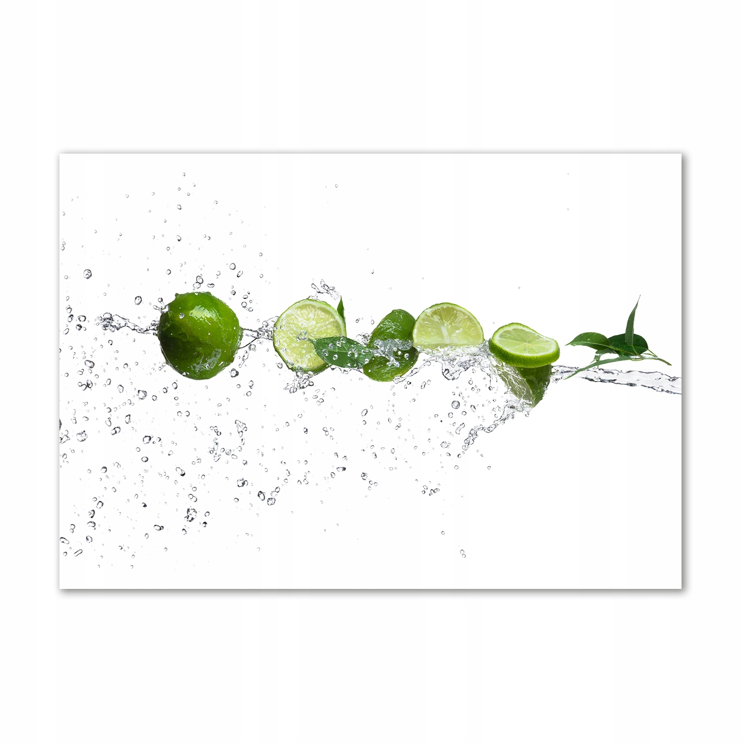 

Foto-obraz szkło hartowane Limonka i woda 100x70