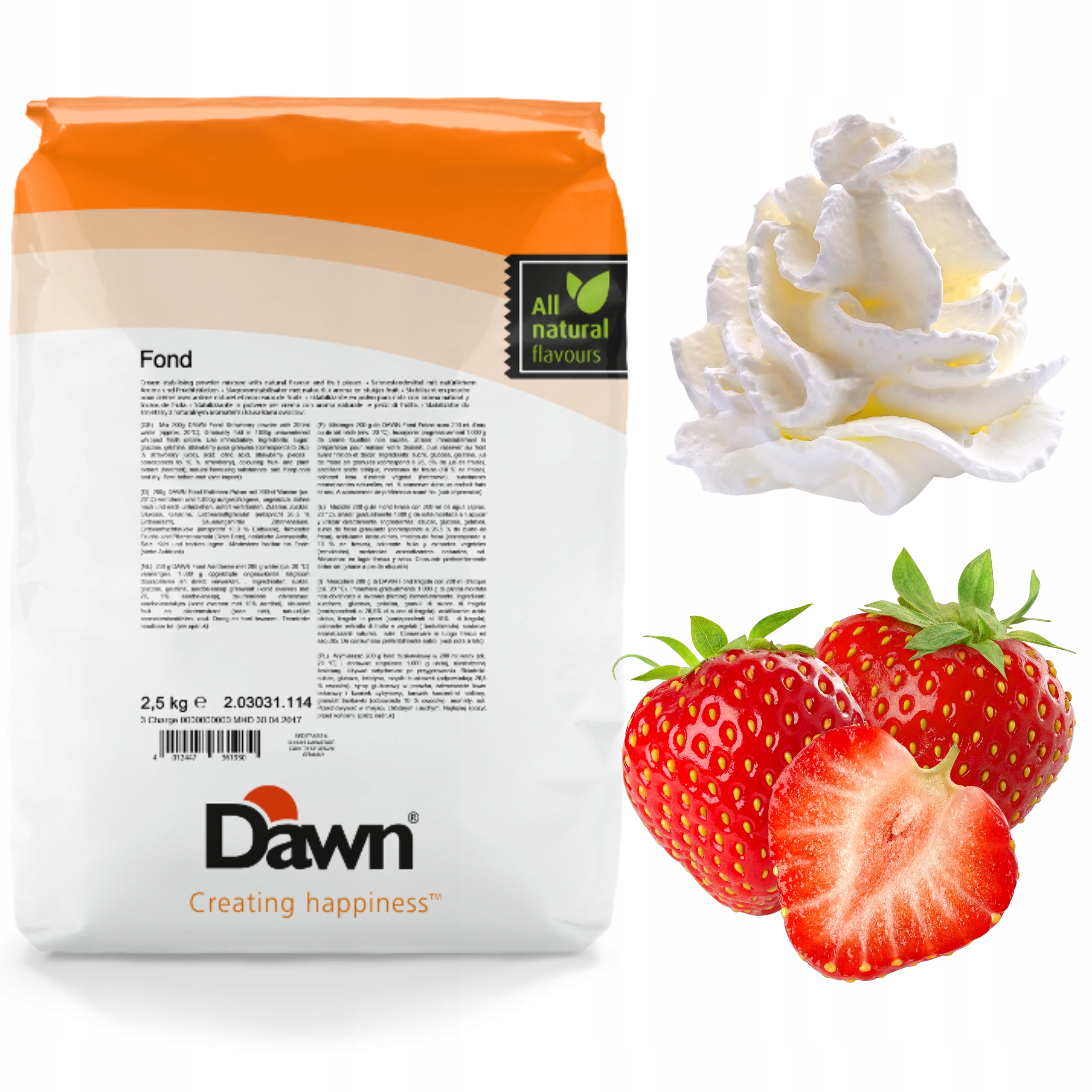 Fond Stabilizator Strawberry Truskawkowy 2,5 Kg