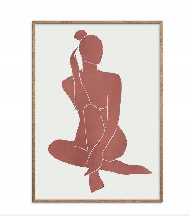 Plakát a rám Jay Stanley Minimal Woman 50x70cm
