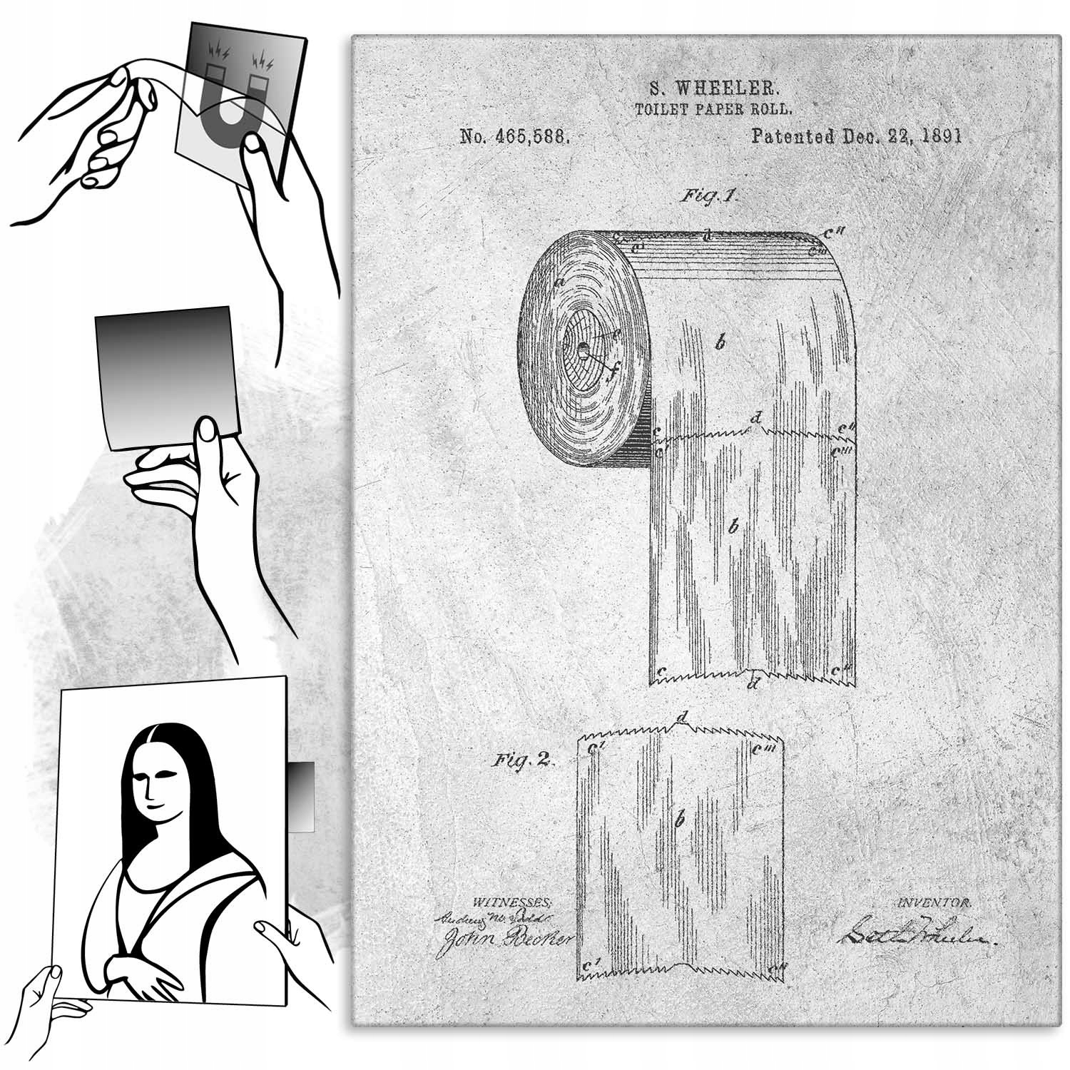 Kovový plakát Patent Legrační Stone Šidítko Plech 30 x 42 cm Dárek