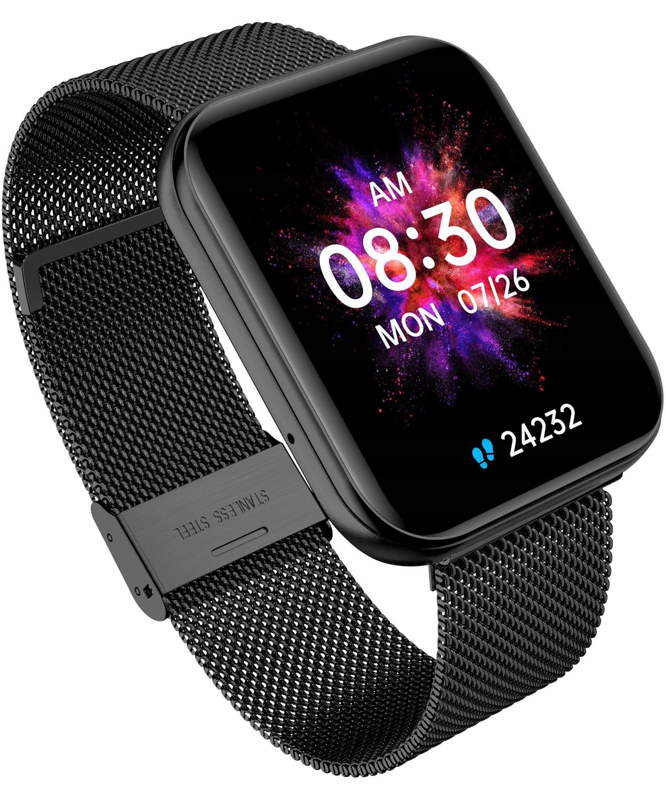 Smartwatch Garett GRC Maxx Black Steel Multifunkc. Model inny