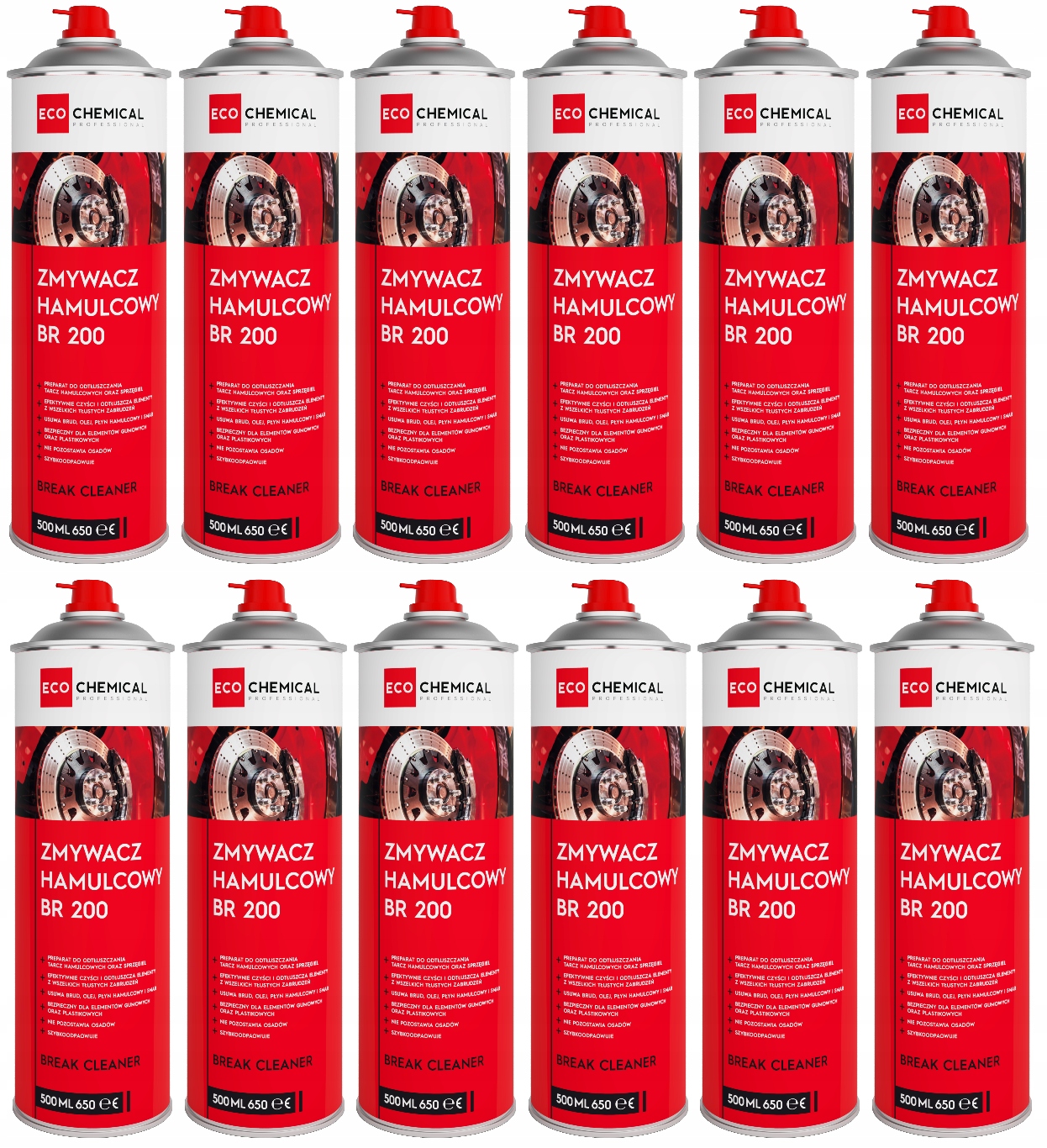 

Zmywacz Do Tarcz Hamulców 24X500ml Ecochemical