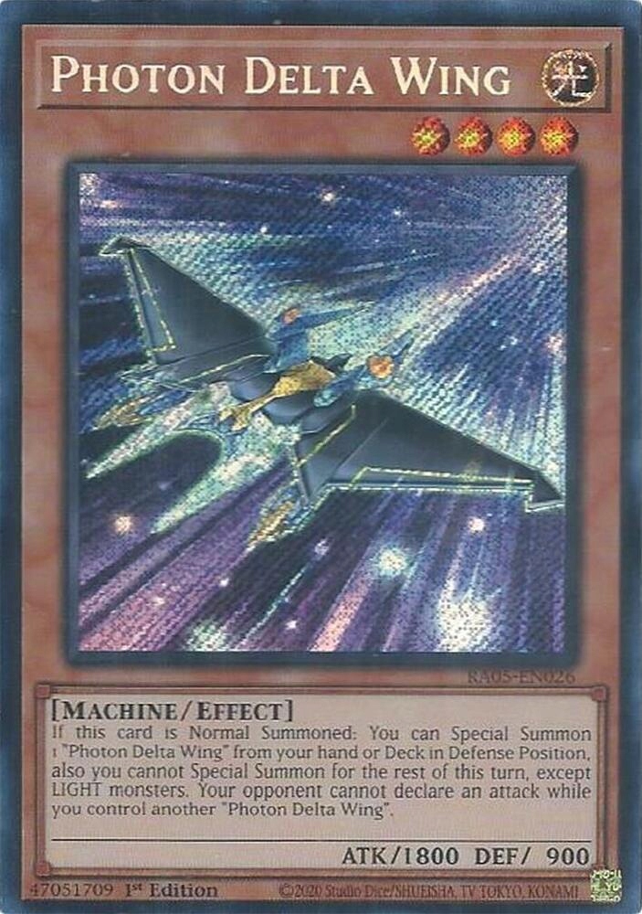 Yu-Gi-Oh! TCG: Photon Delta Wing (ScR) (RA05)