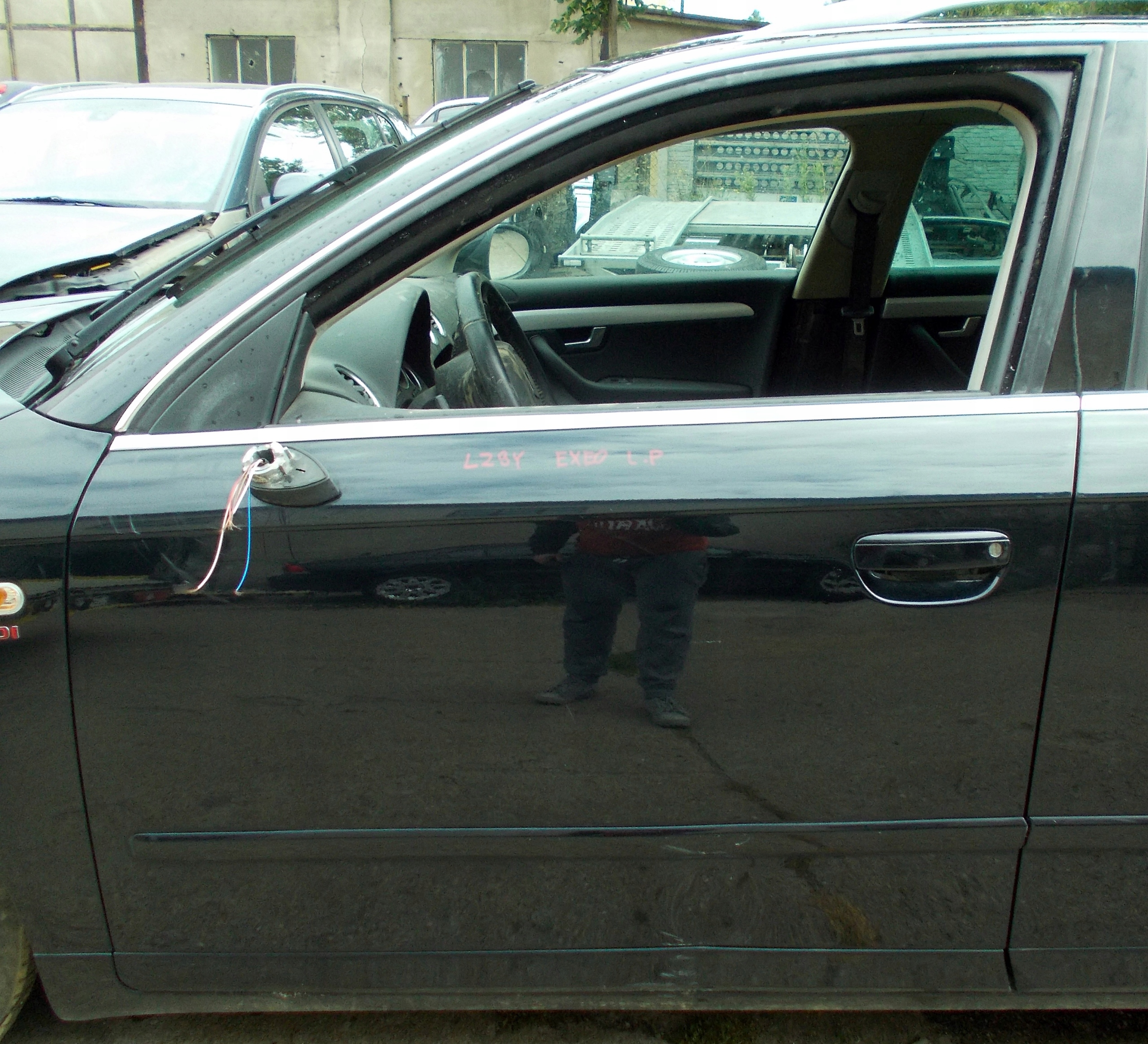 SEAT EXEO DRZWI LEWE PRZÓD KOMPLETNE LZ9Y