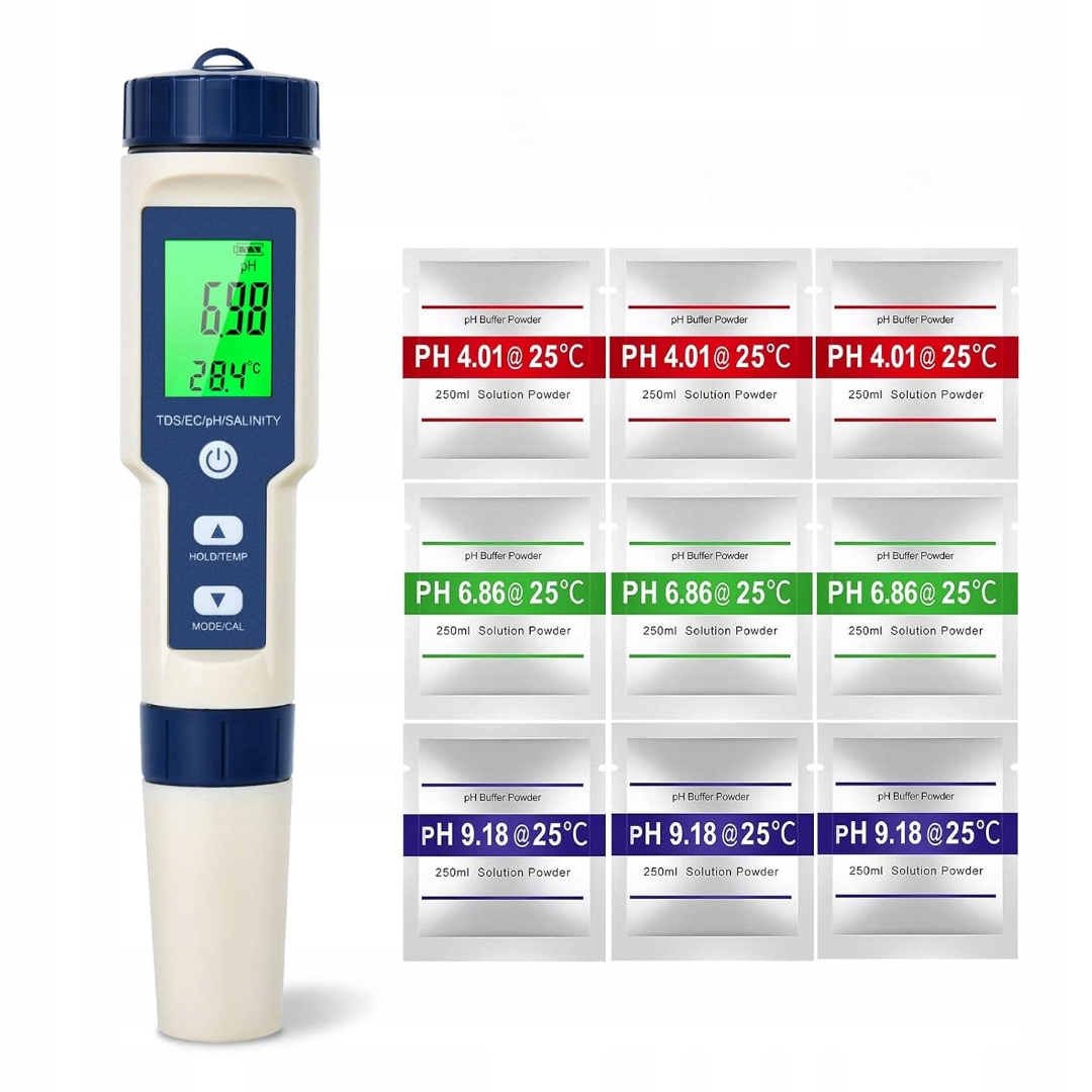 Měřič Ph 5V1 Vysoká Přesnost Digitální Pious Tester Displej