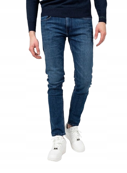 Pepe Jeans Modré Pánské Džíny S Trubičkami 38/32 1Z0