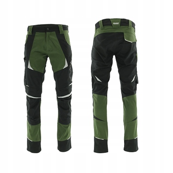 Spodnie Robocze Cottonflex Sara Bawełna Stretch elastyczne oliwkowe 58-XL