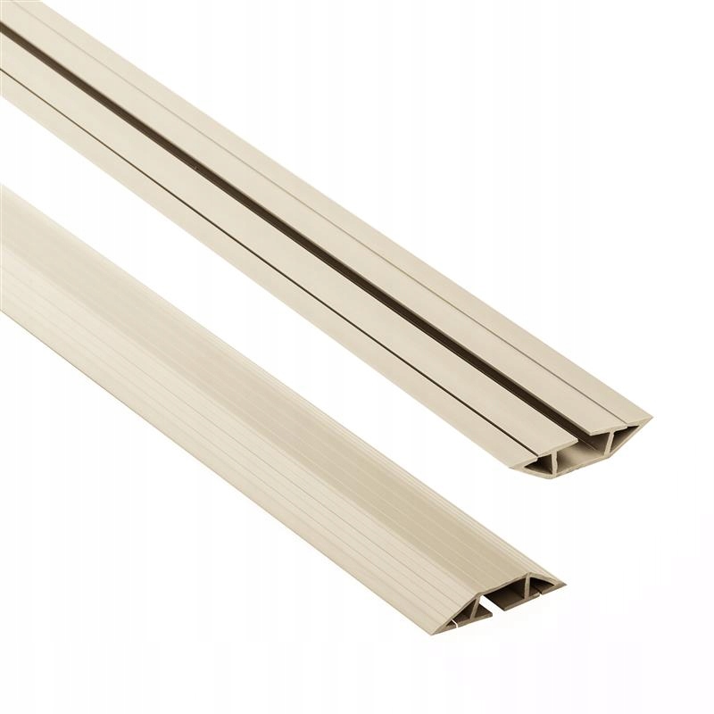 Kabelová lišta, maskovací páska PVC-trapézová, béžová, 2 m, 80 mm