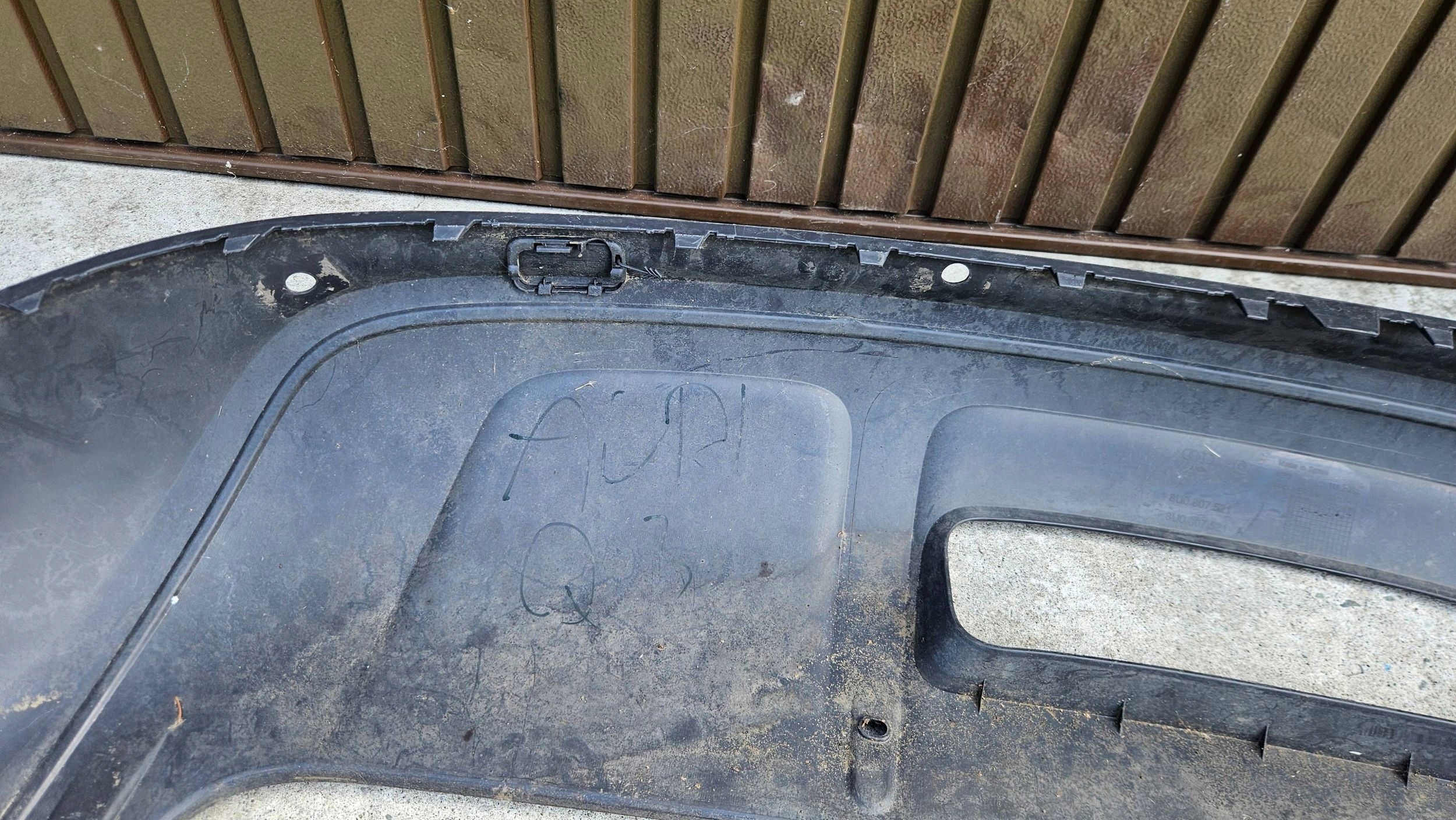 Audi Q3 8U0 accessori spoiler Paraurti posteriore posteriore