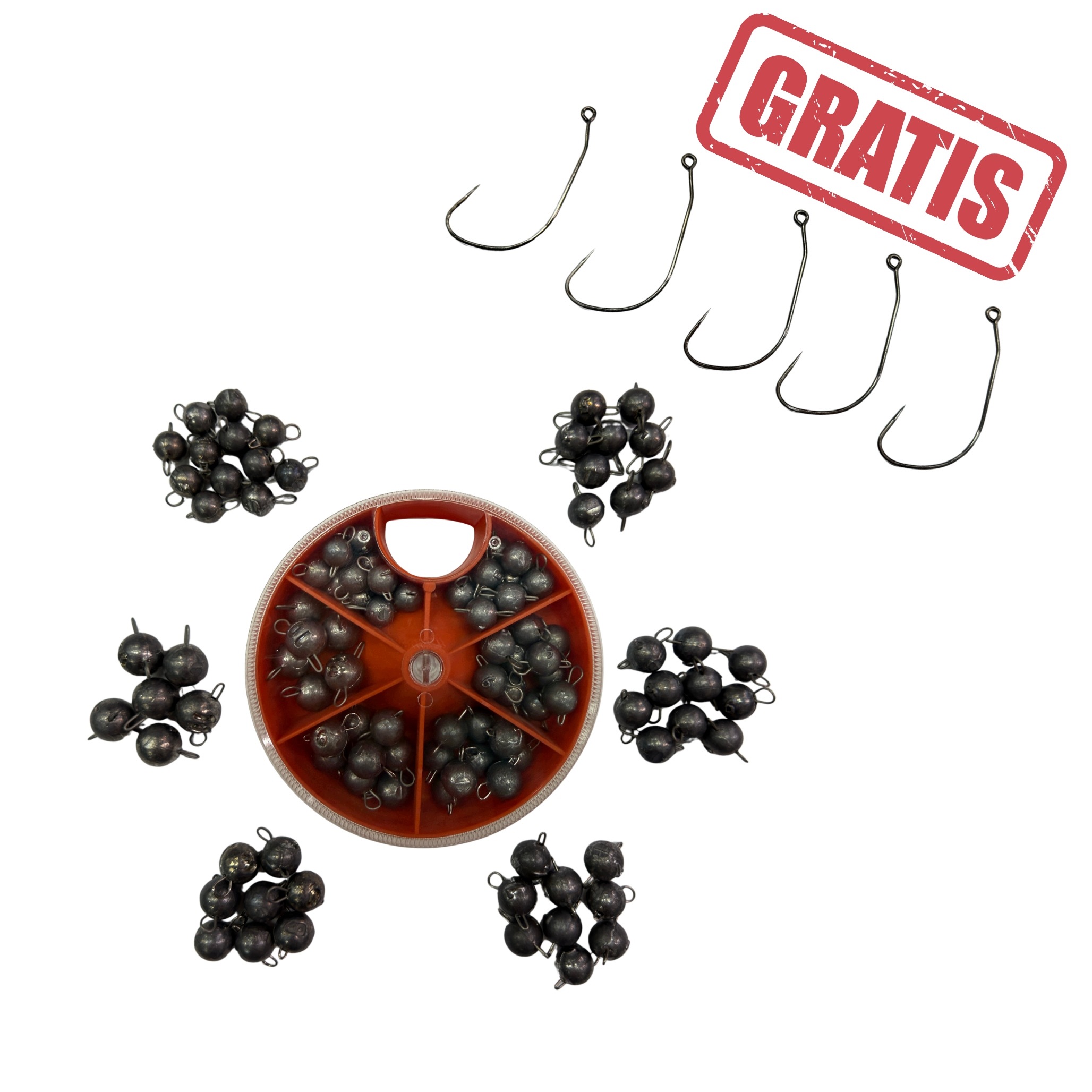 Czeburaszki Cheburashka Ołowiane 54 Szt MIX Haki Offsetowe Gratis!