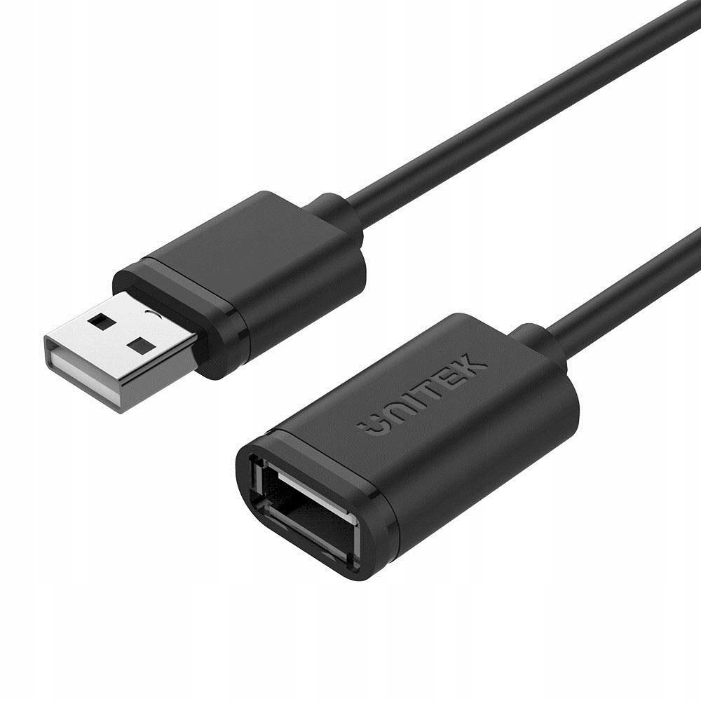 

Unitek Przedłużacz Usb 2.0, Am-af, 2M, Y-C450GBK