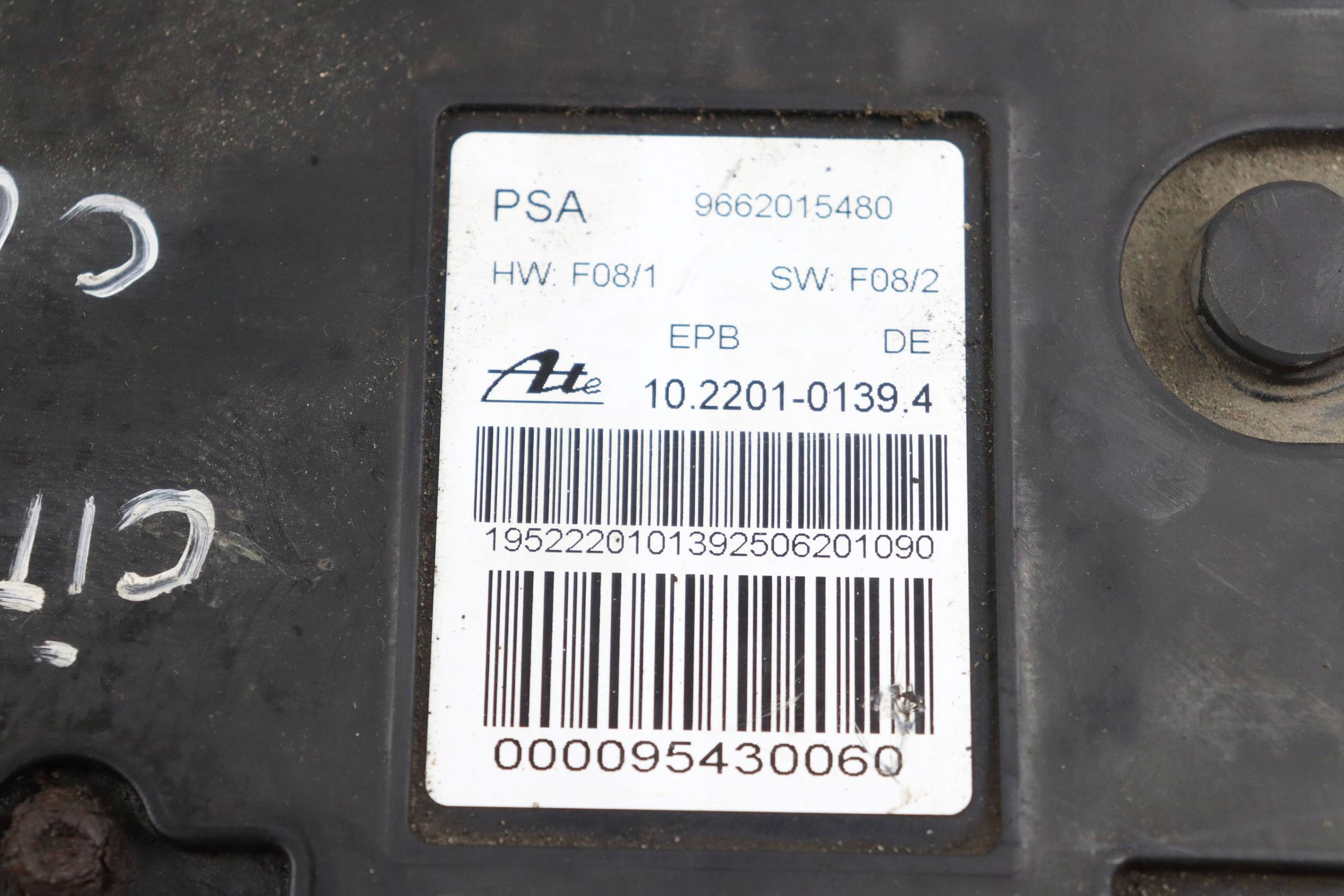 CITROEN C6 module control unit electric brake damper 9662015480