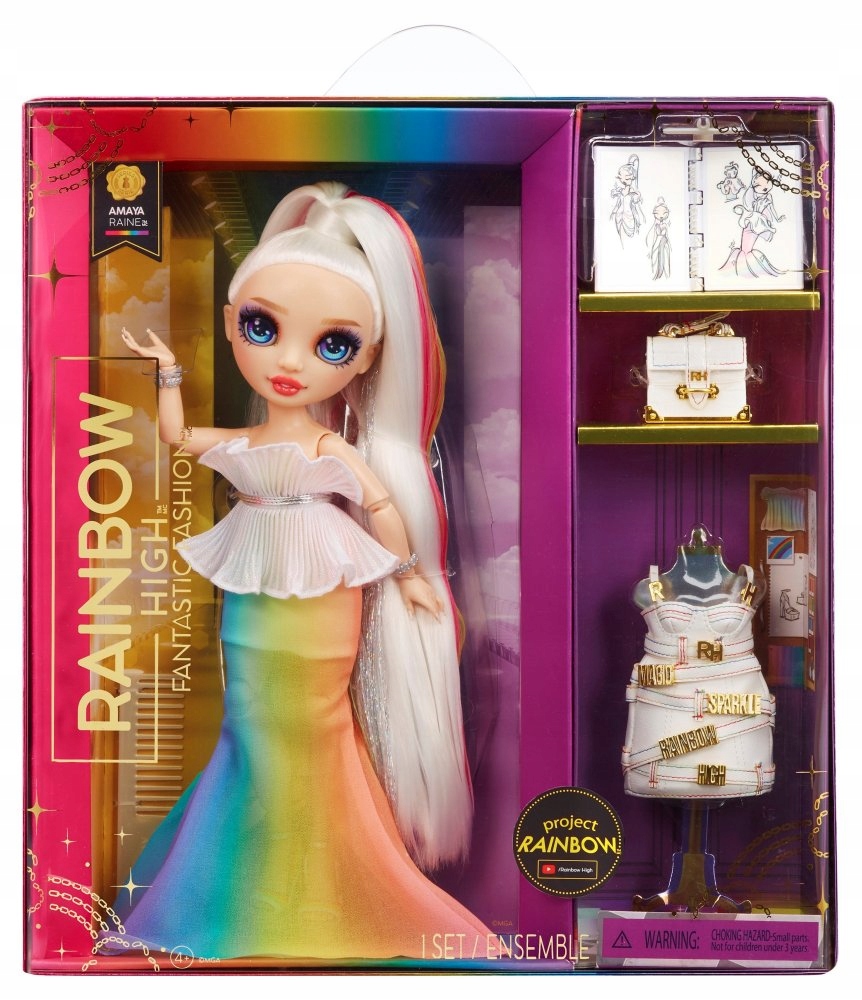 Panenka Amaya Raine Fantastic Fashion Rainbow High Certifikáty, stanoviska, atesty CE EN 71