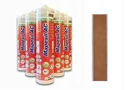MAPEI SILIKON SANITARNY MAPESIL 142 BRĄZ 310ml.