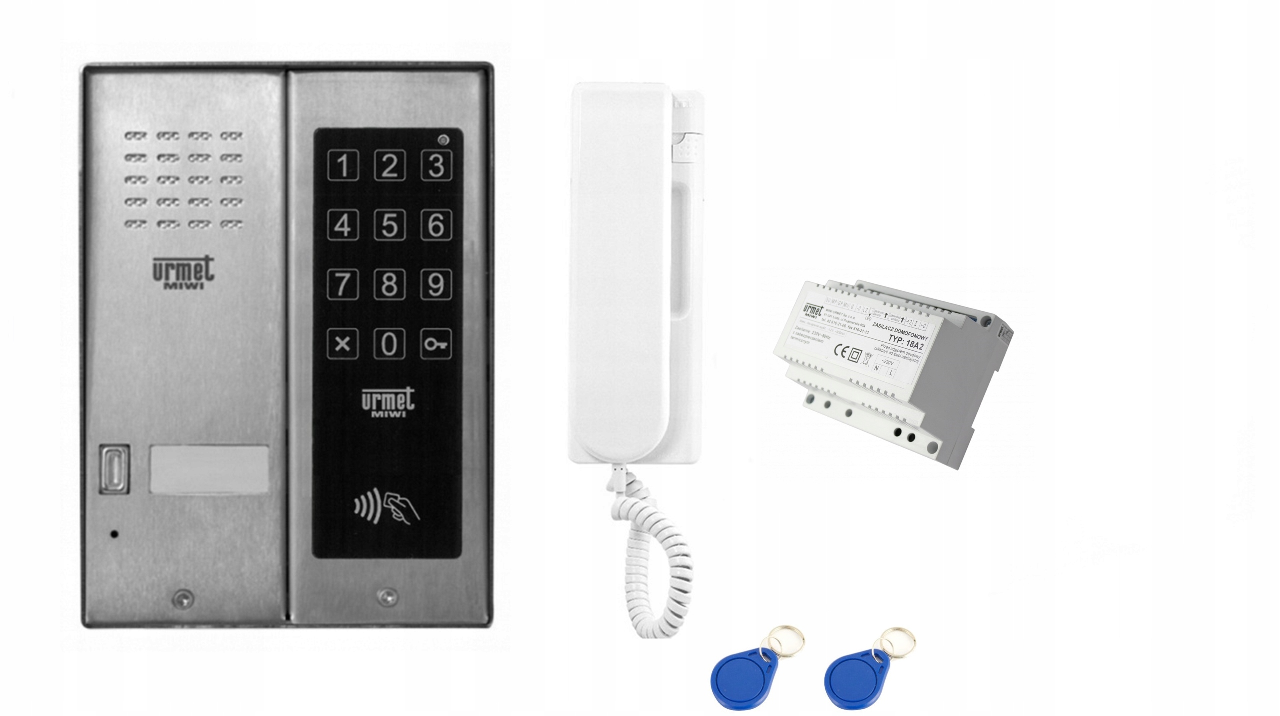 ZESTAW DOMOFONOWY DOMOFON URMET 5025/311-ZK-RF