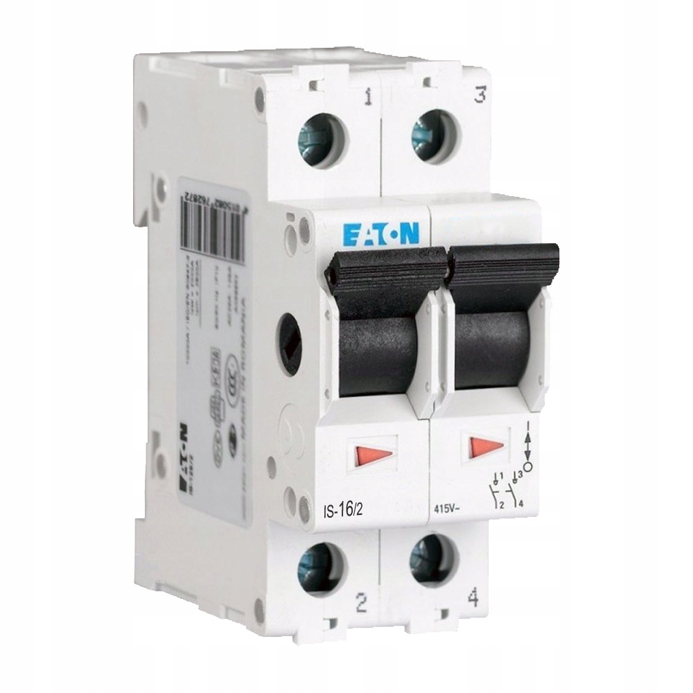 

Eaton Rozłącznik Izolacyjny Modułowy 2P 16A 276255