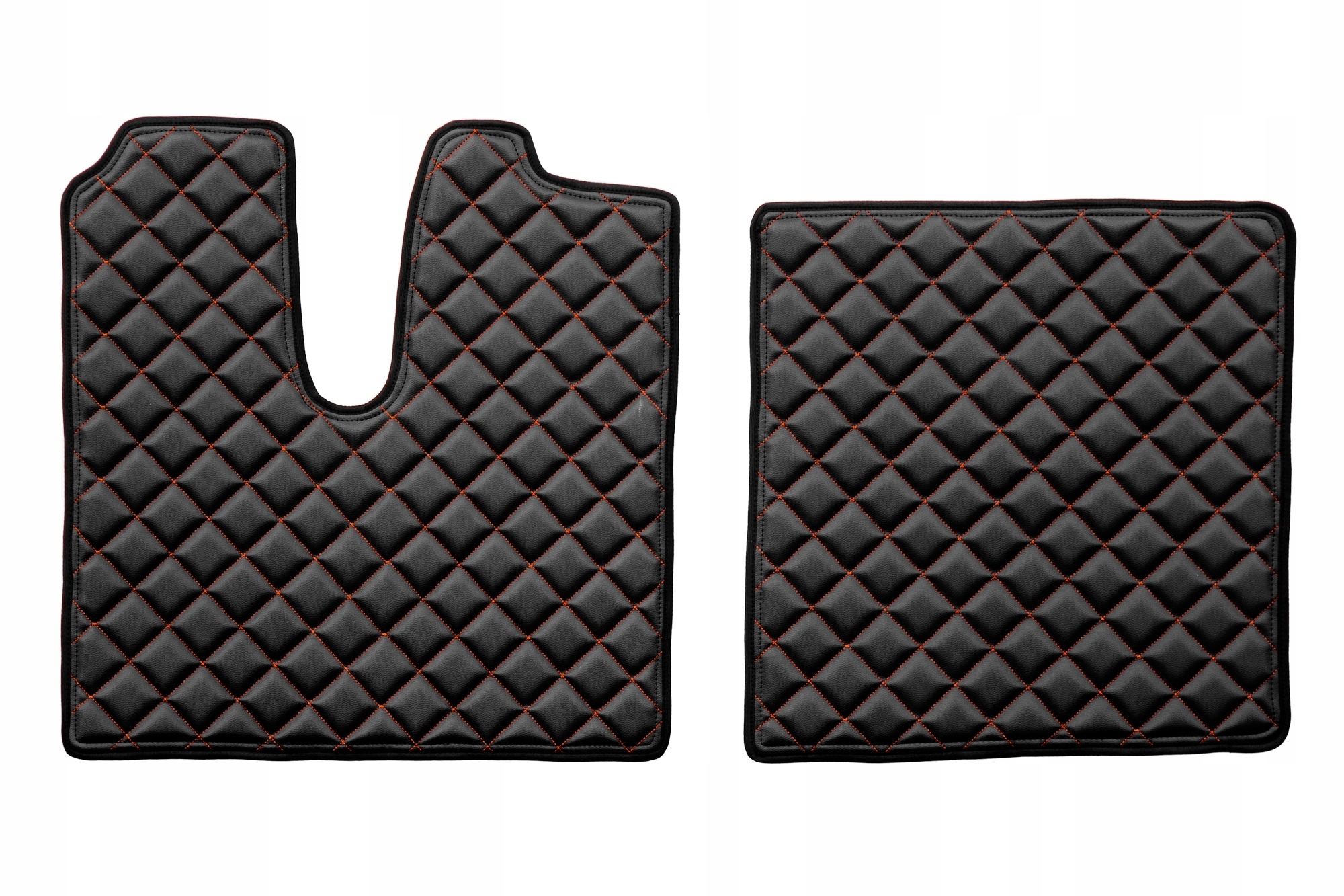 Koberce Tir Man Tgx prošívané pod nohy eko-kůže