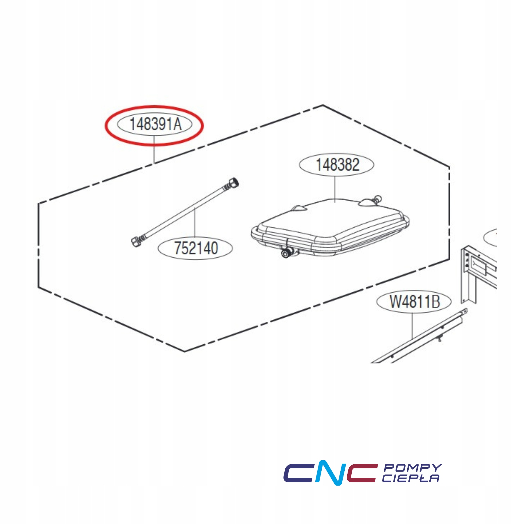 Nádrž na kondenzát Lg AJL74891903 tank assembly bucket tepelného čerpadla