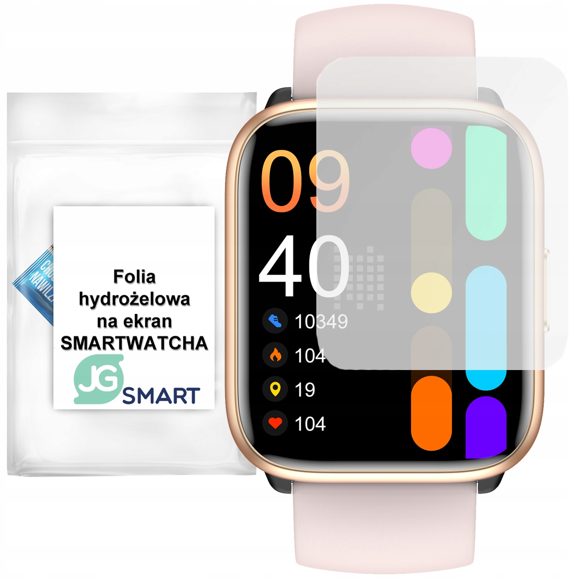

Folia ochronna hydrożelowa na ekran smartwatcha