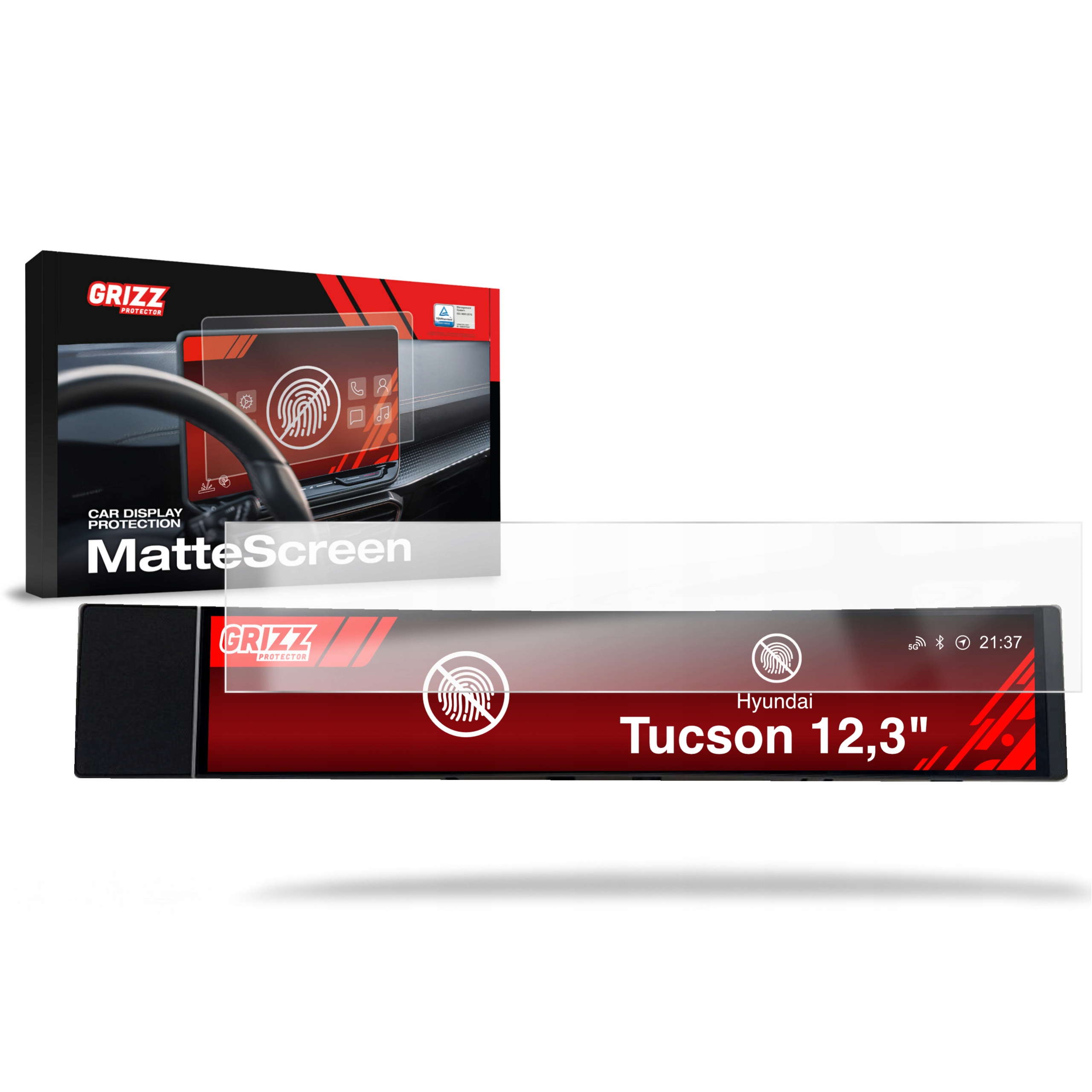 Folia Antyodciskowa do Hyundai Tucson 12,3" (2024-2025)
