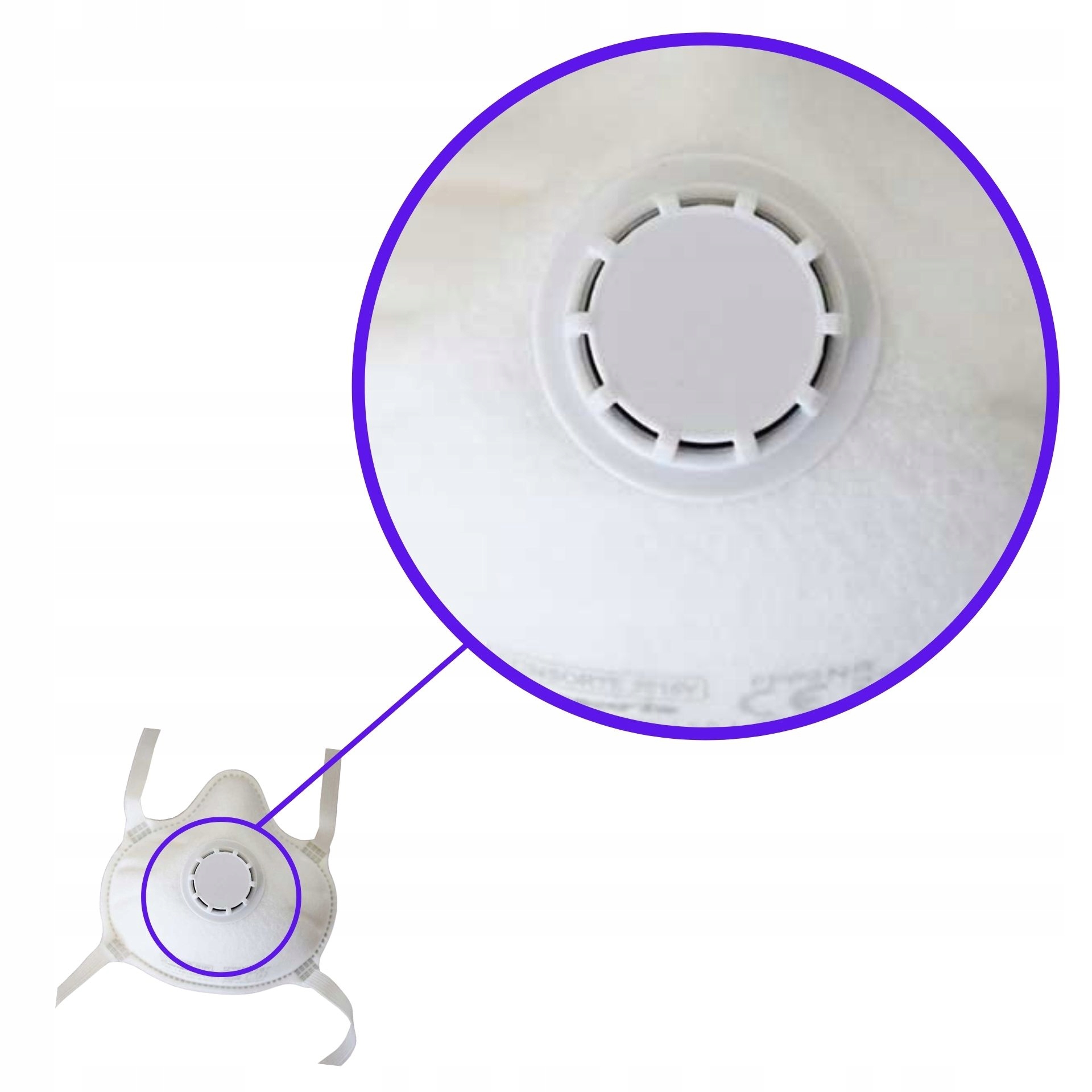 Maska PRZECIWPYŁOWA FFP3 półmaska DOBRZE USZCZELNIONA ANTYWIRUSOWA Marka inna