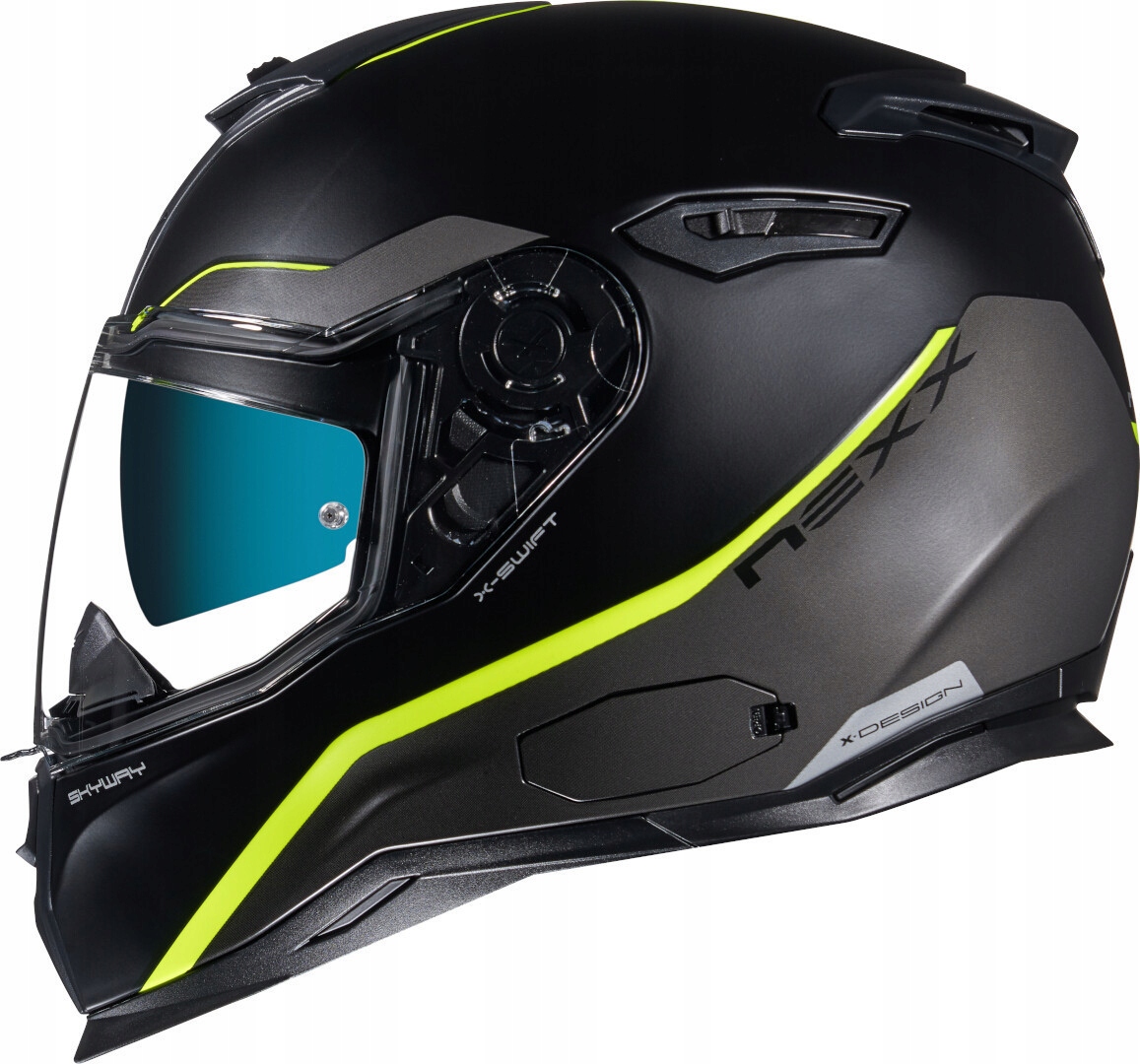 Kask integralny Nexx SX.100 Skyway czarno-żółty L