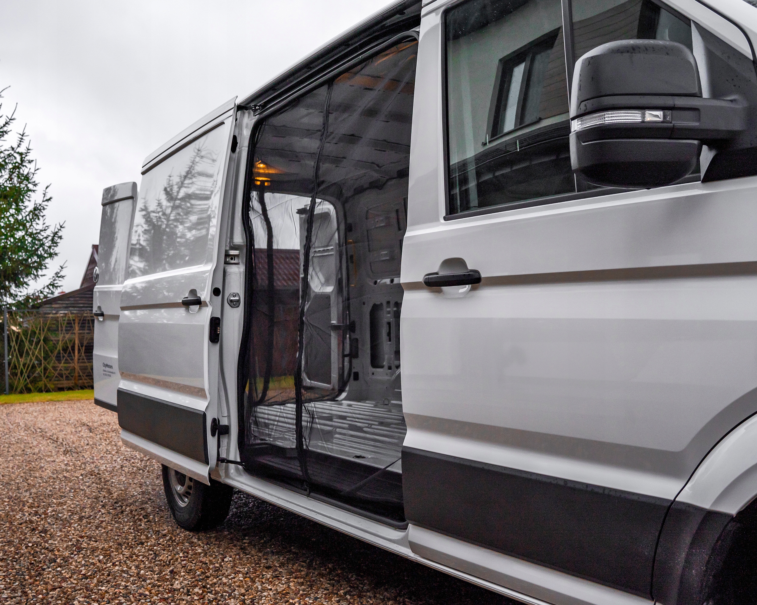 Moskitiera drzwi bocznych suwanych prawych do CITROEN DISPATCH 2017- Marka Omtec