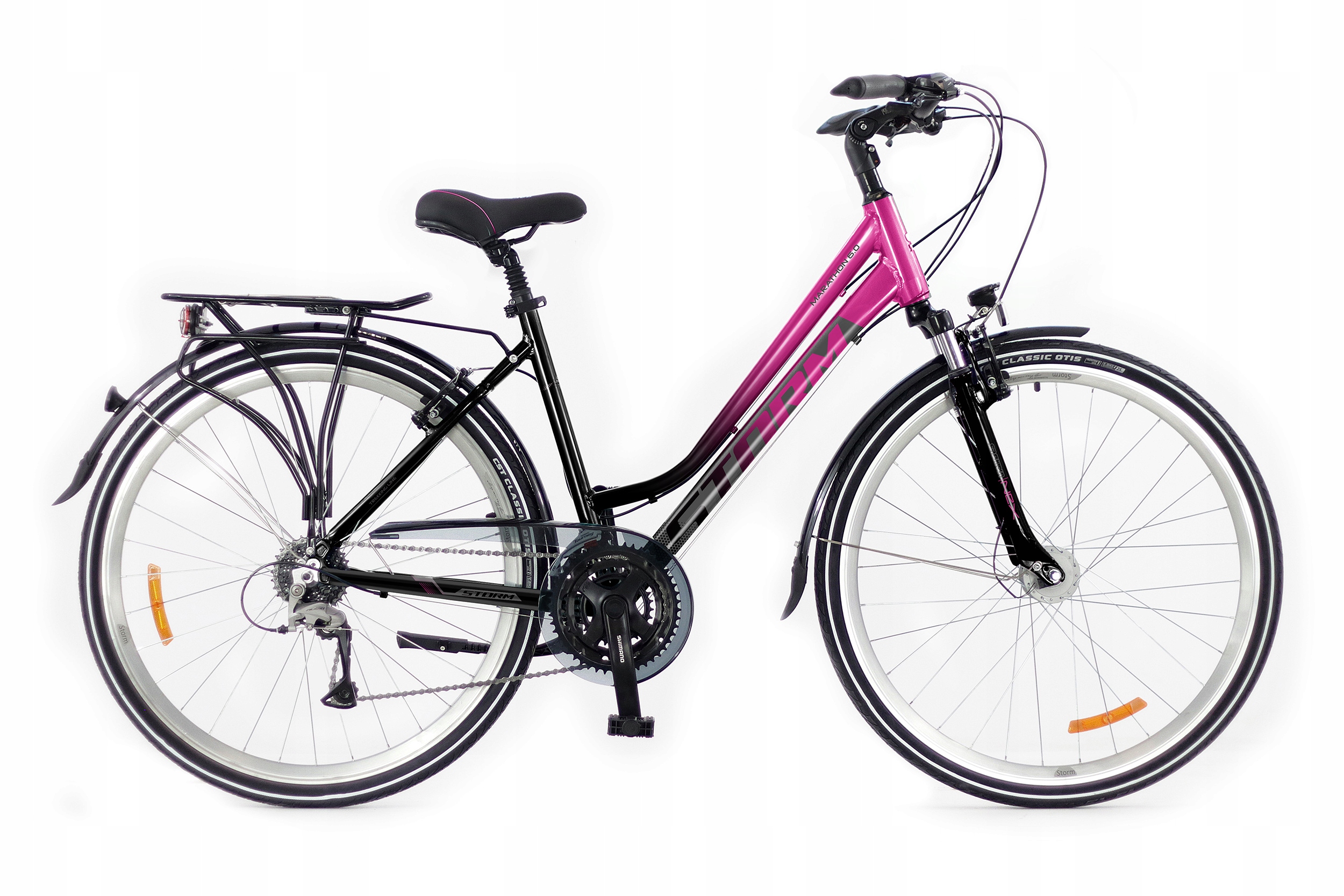 Rower Storm Marathon 6.0 Lady fuksja/czarny 17