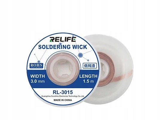 

Plecionka rozlutowująca RL-3015 3.0mm 1.5m