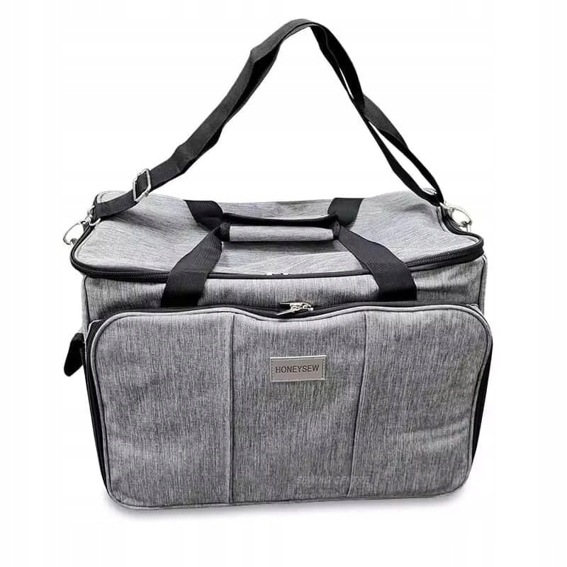 Torba walizka etui pokrowiec 42x32 szary uniwersalny na maszynę do szycia