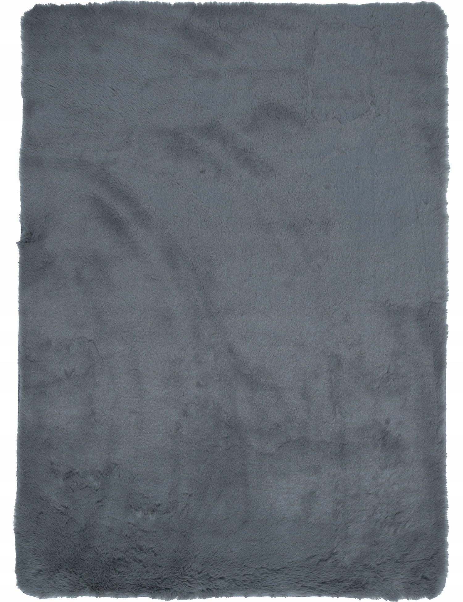 Plyšový tmavě šedý koberec rabbit, králičí kožíšek 60 x 100 cm