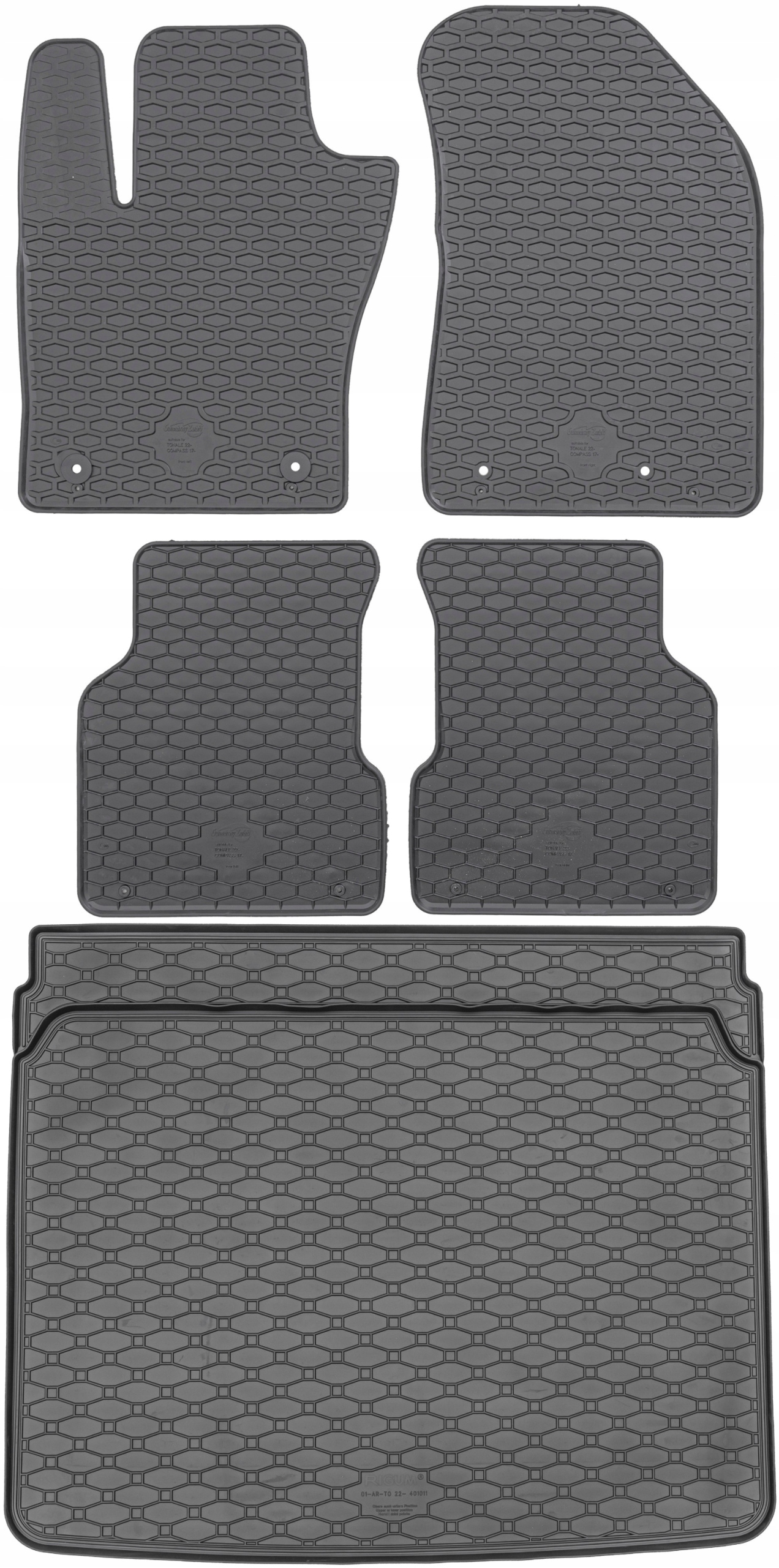 Alfa Romeo Tonale Crossover 2022 Sada Koberce batožinový priestor