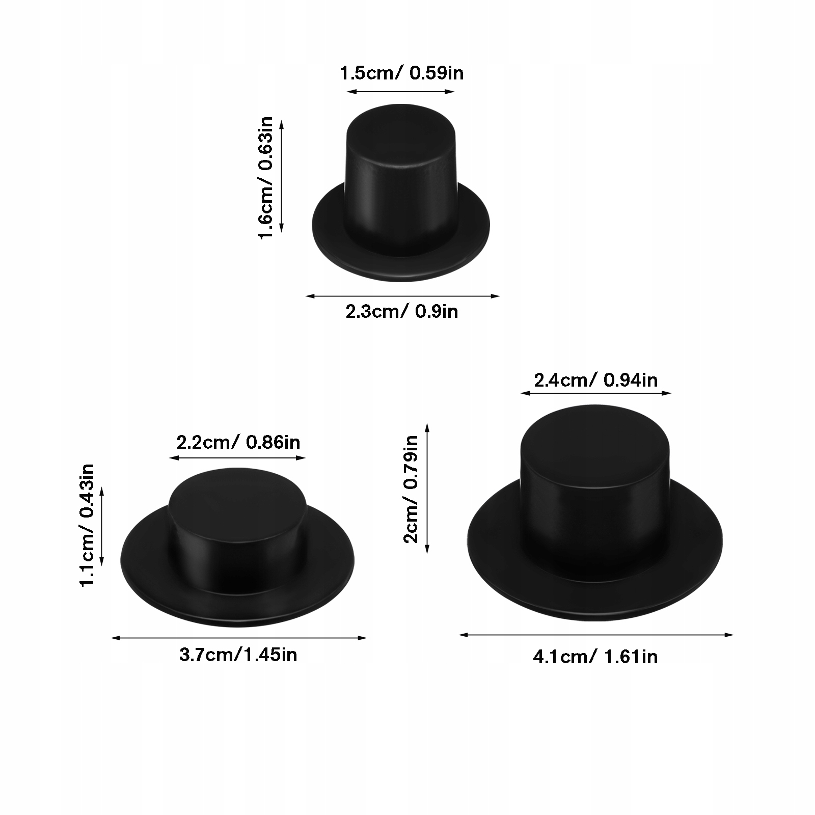 KAPELUSZE MINI DO RZEMIOSŁA I DEKORACJI WIELU STYLÓW Marka bez marki