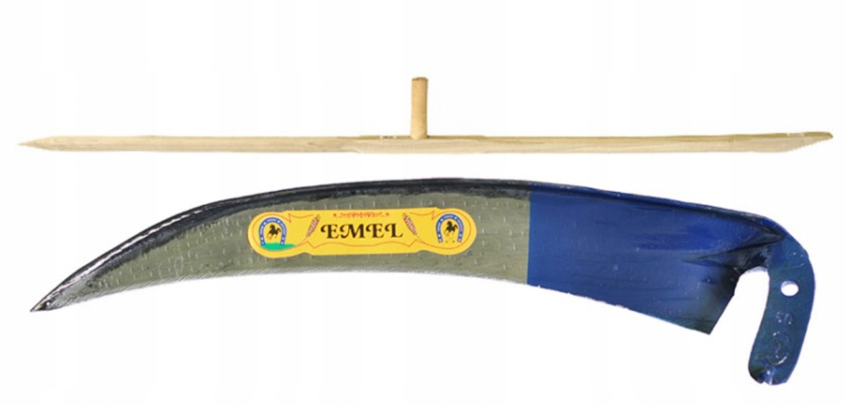 Kosa Ręczna Solidna Kosisko Drewniane Zestaw 70CM