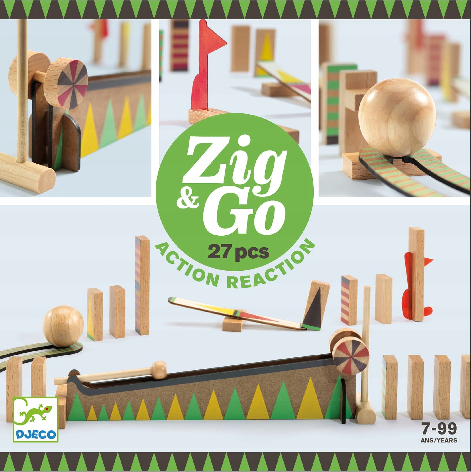

Djeco Tor Kulkowy Zig & Go konstrukcyjny 27 el